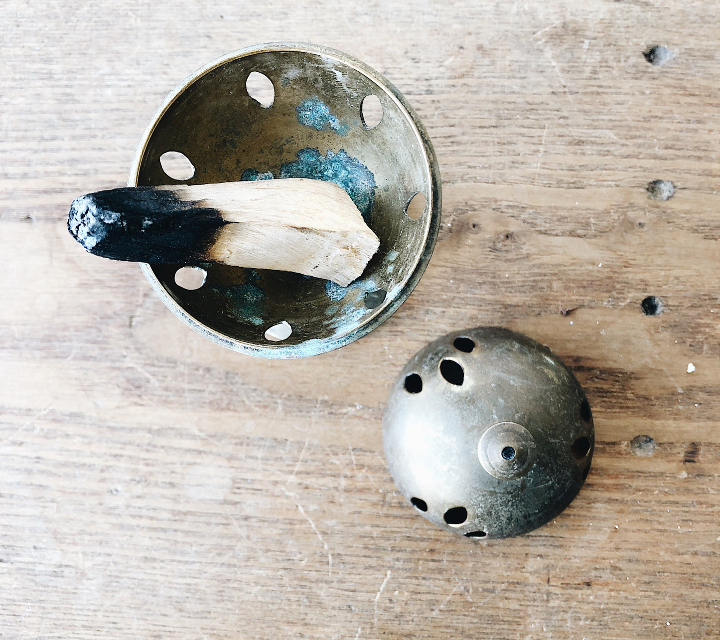 Vintage Brass Incense Burner