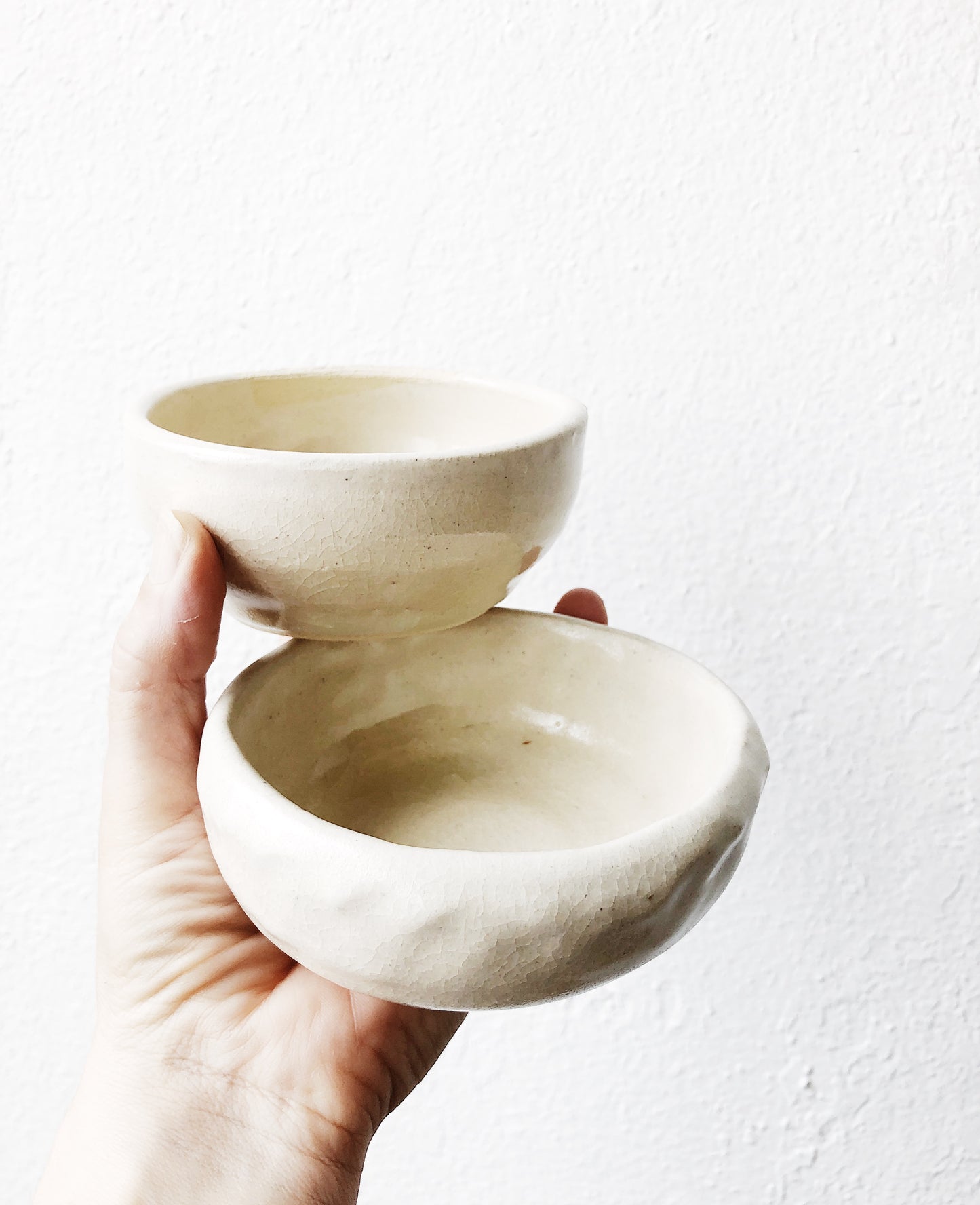 Pair of Hand Formed Dishes