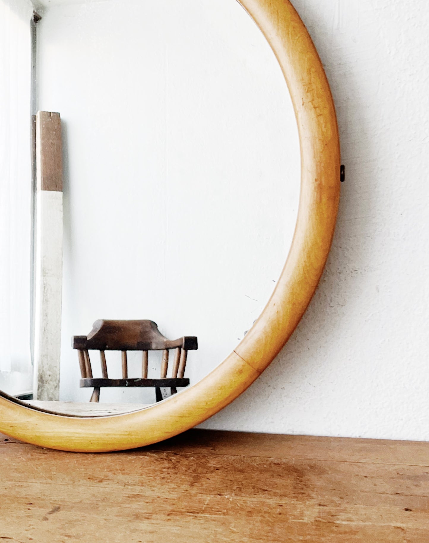 Vintage Ovoid Mirror