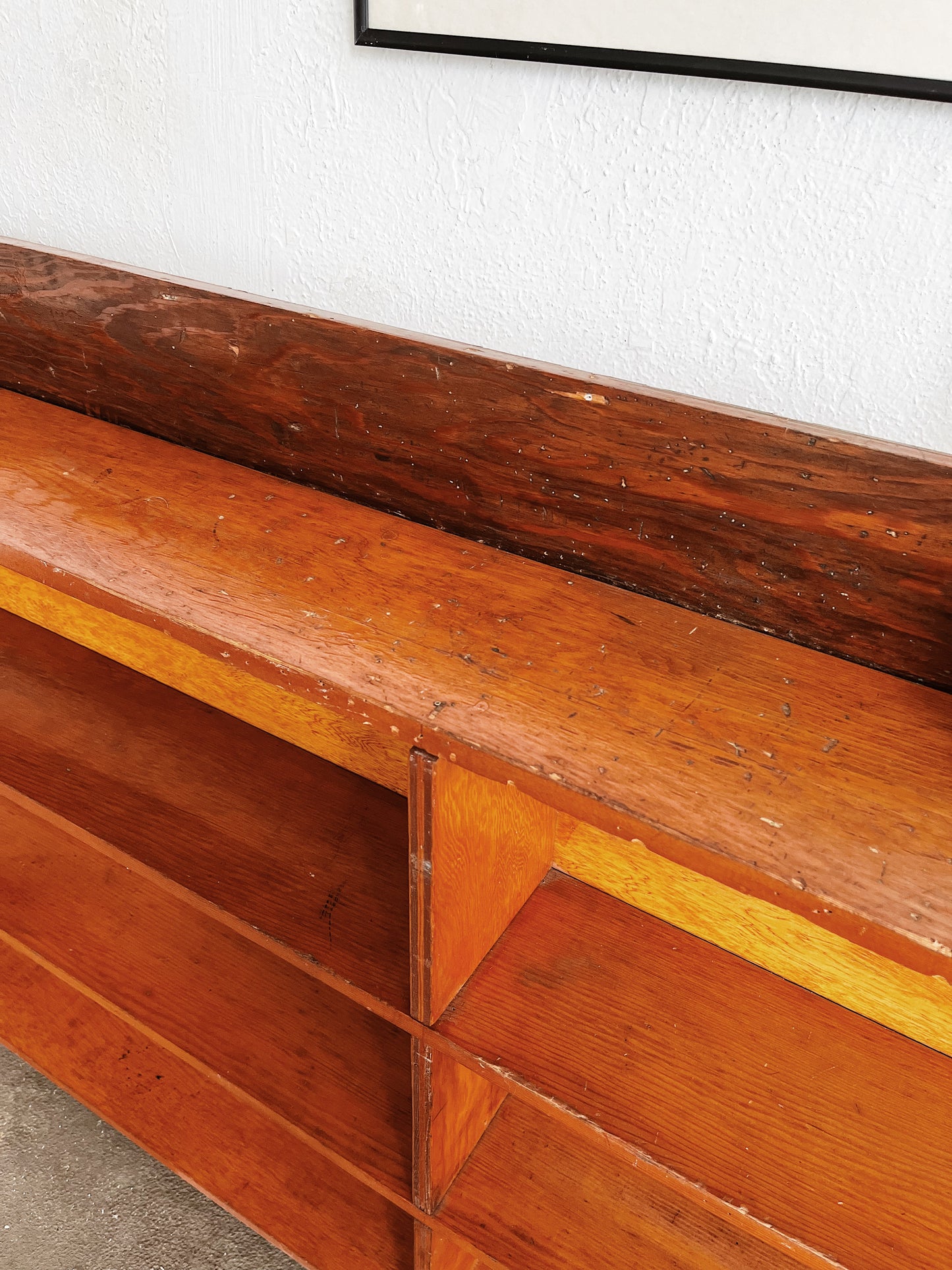 Handmade Long Wood Shelf