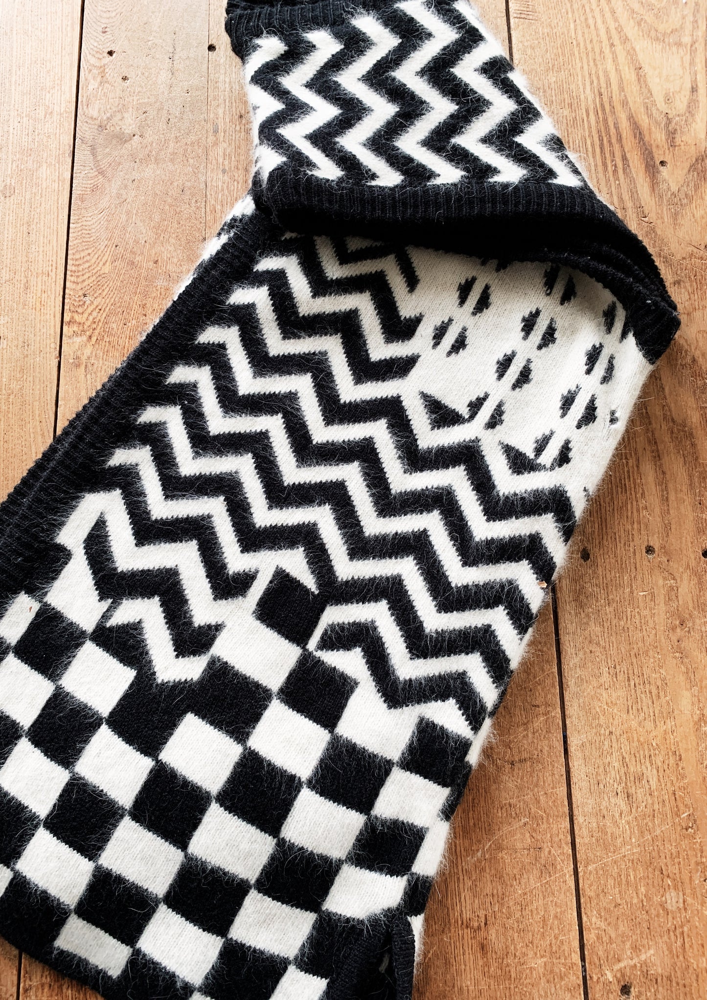 Vintage Long Angora Sweater Vest