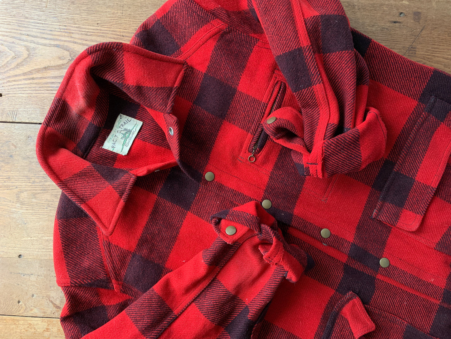 Vintage Pacific Trail Wool Field Coat