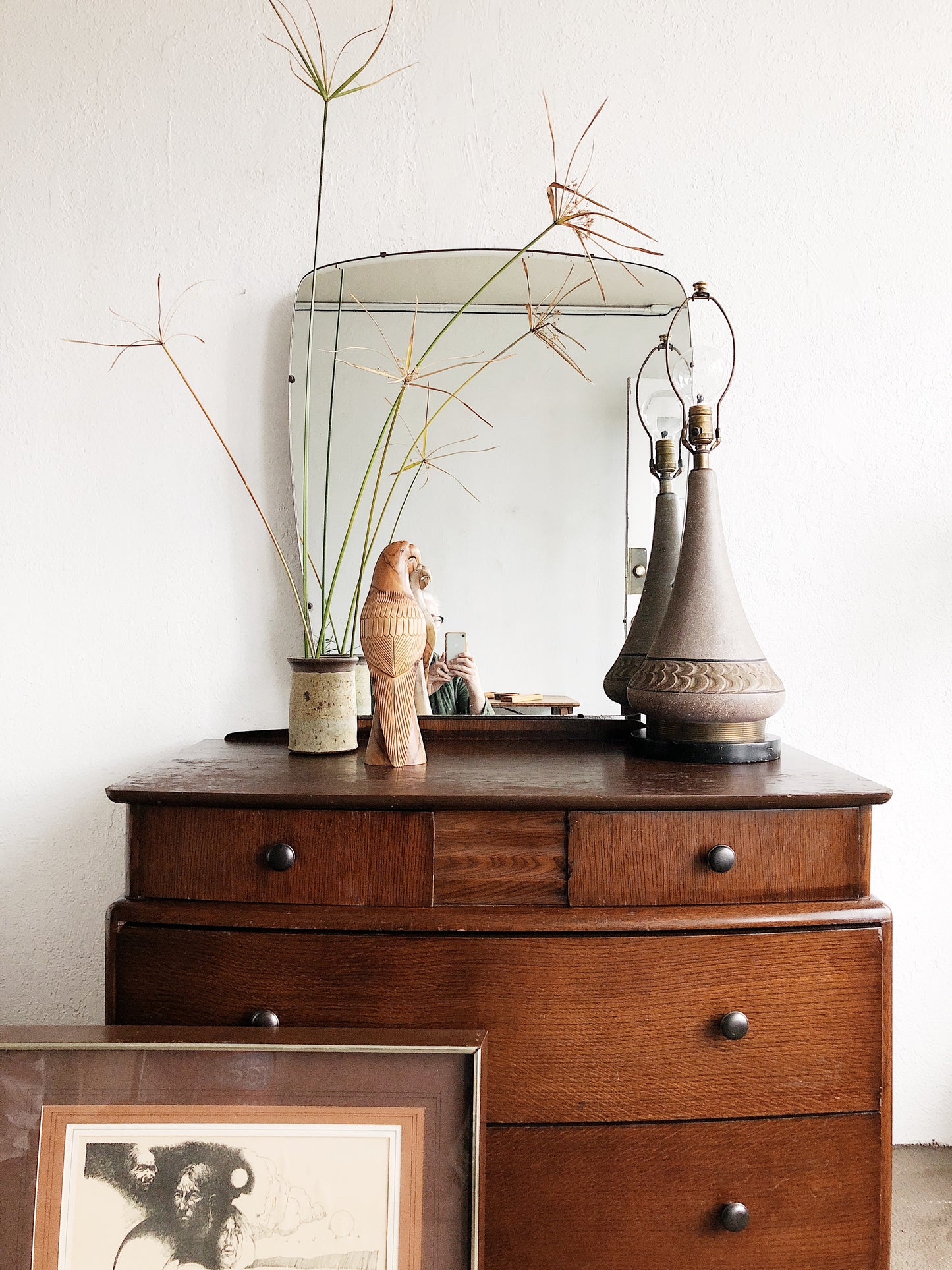 Mid Century Ceramic Lamp