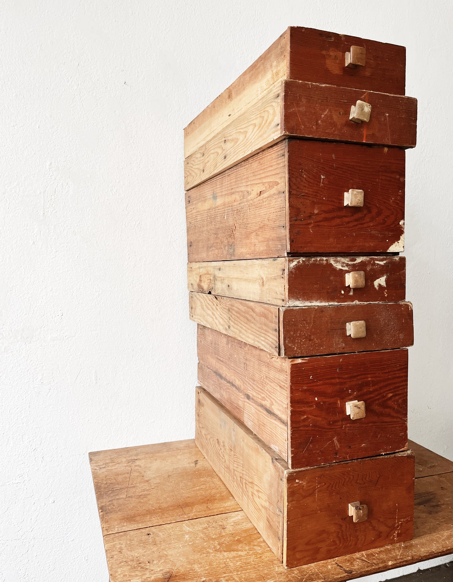 Vintage Workbench Drawers