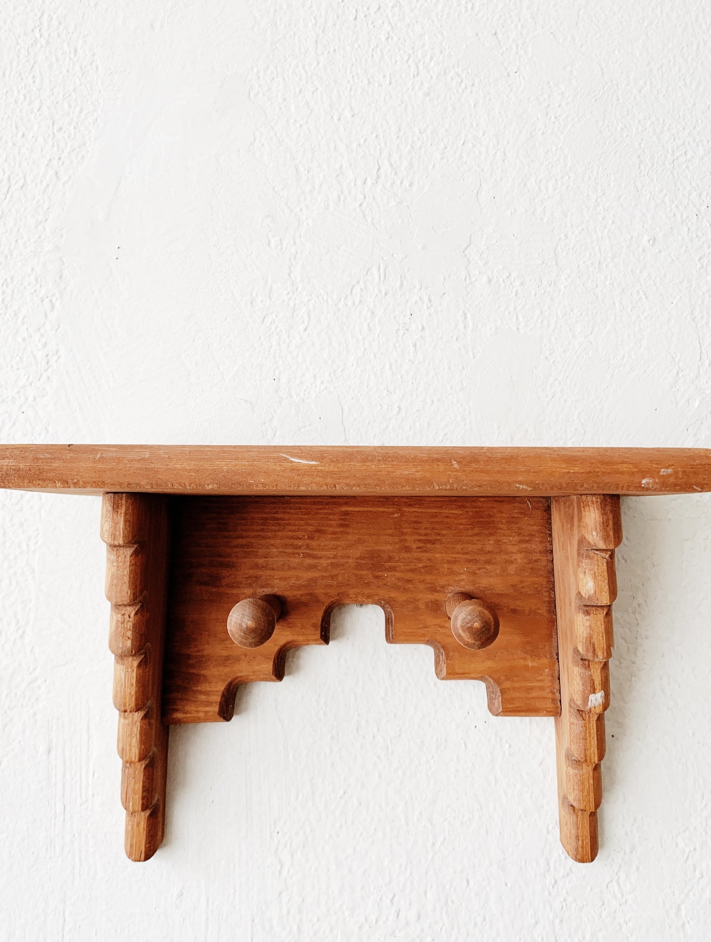 Vintage Wood Wall Shelf
