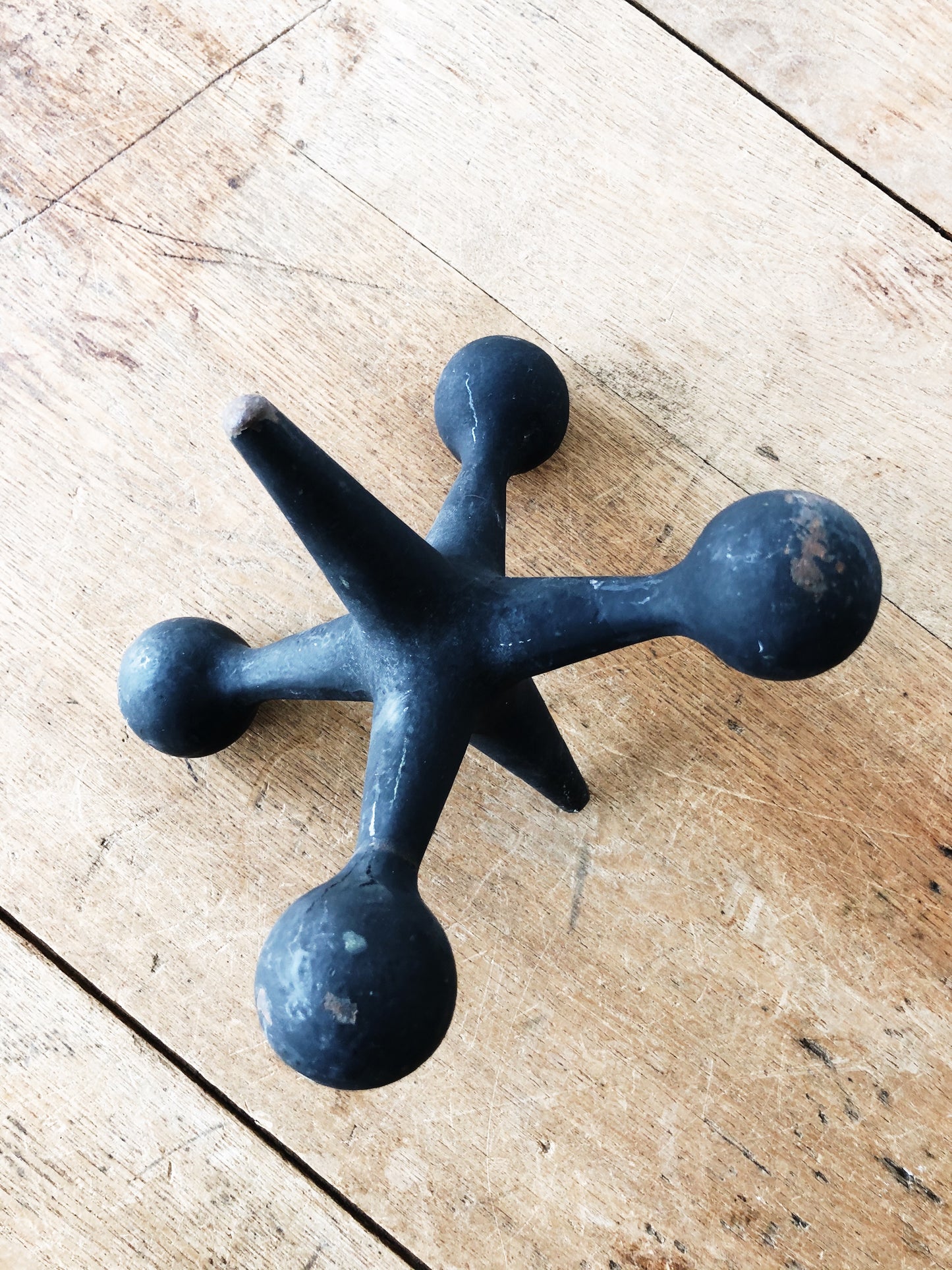 Iconic Mid Century Atomic Age Jack Sculpture