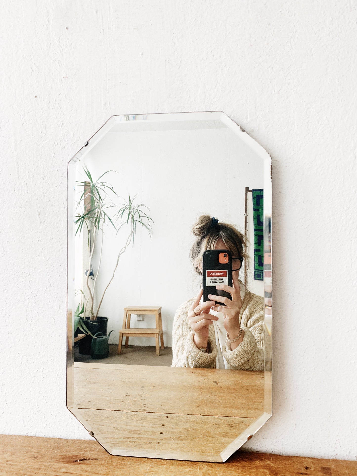 Antique Beveled Mirror
