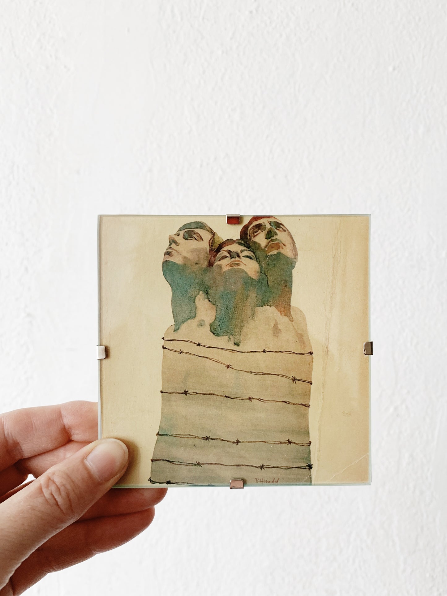 Vintage Framed Heindel Art Print