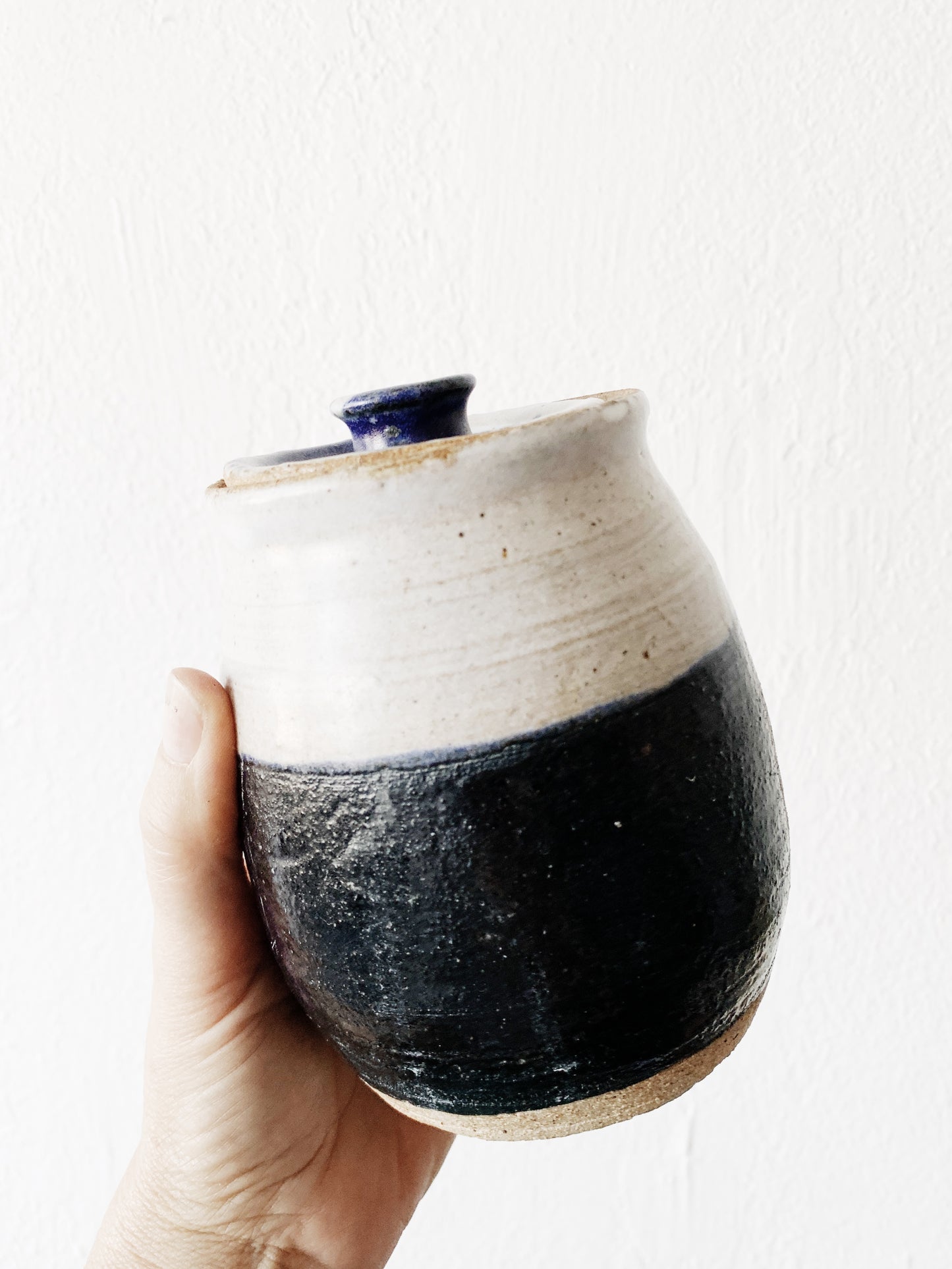 Lidded Pottery Vessel