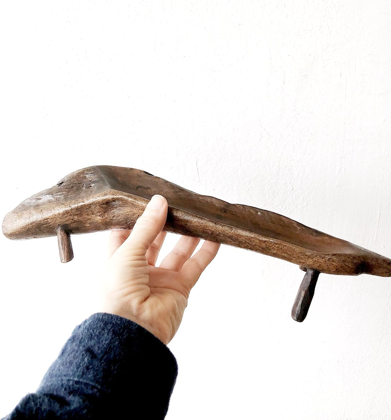 Ceremonial Wood Footed Dish