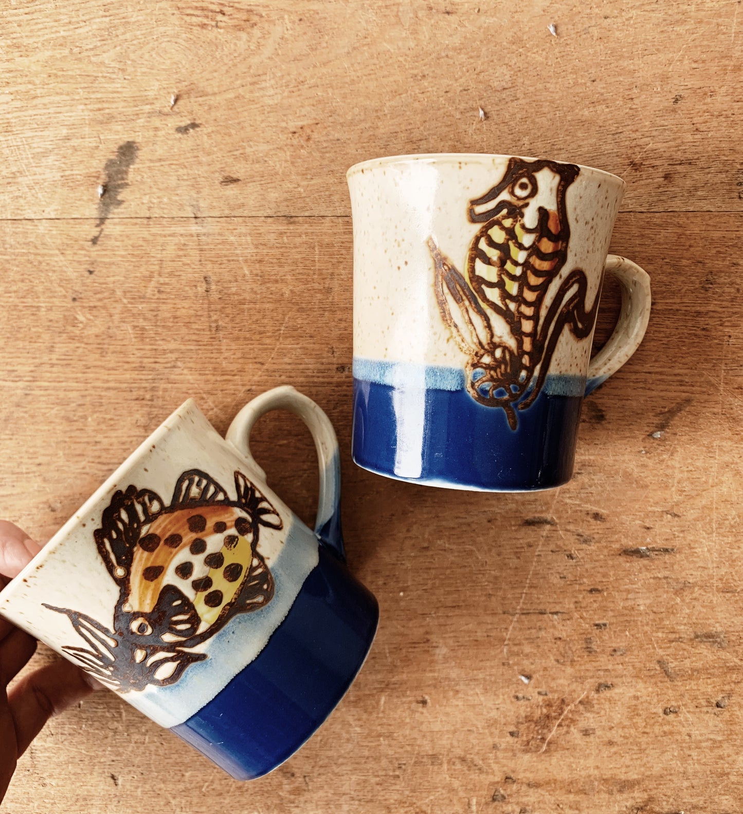 Vintage Mug Pair