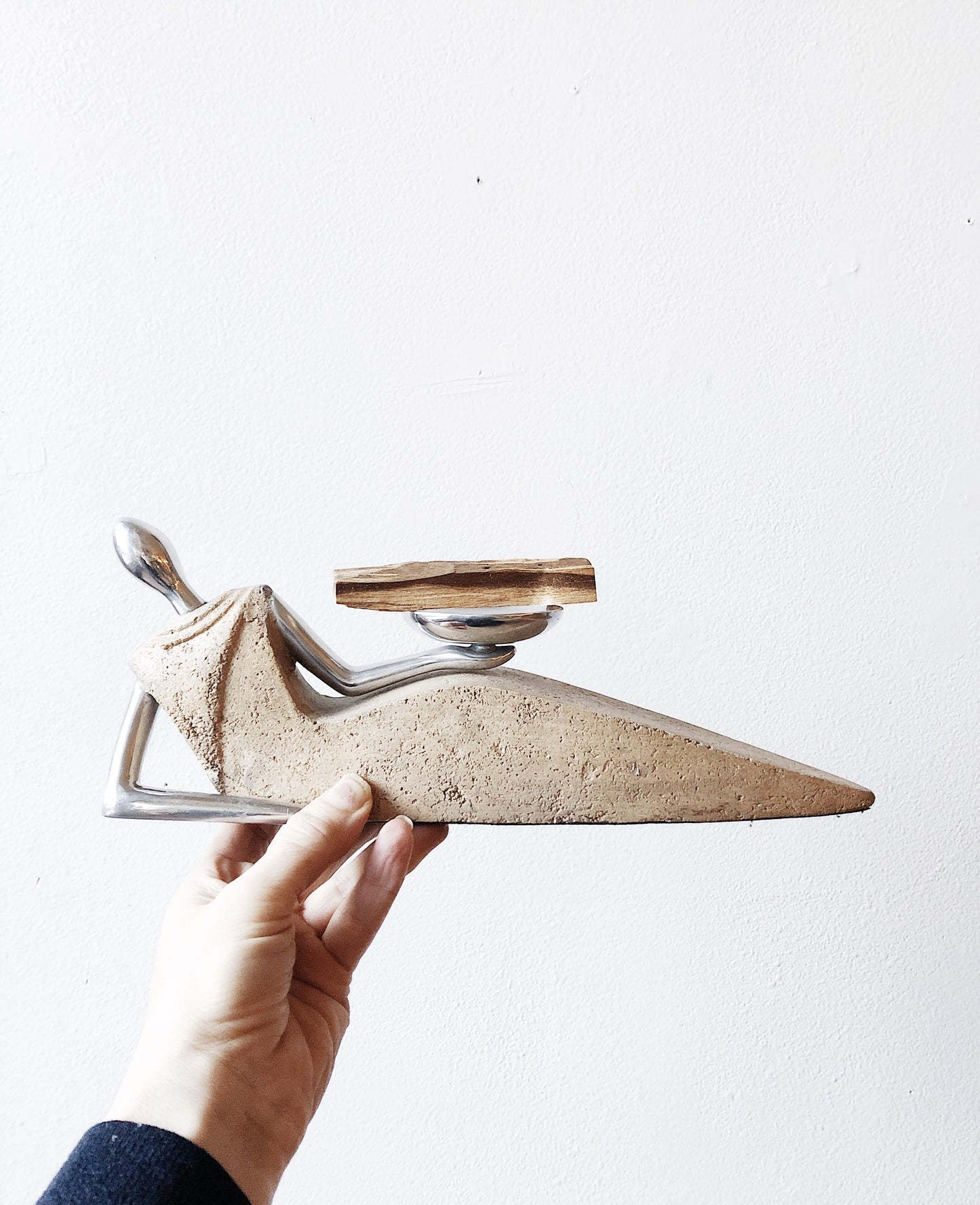 Vintage Reclining Lady Incense Burner