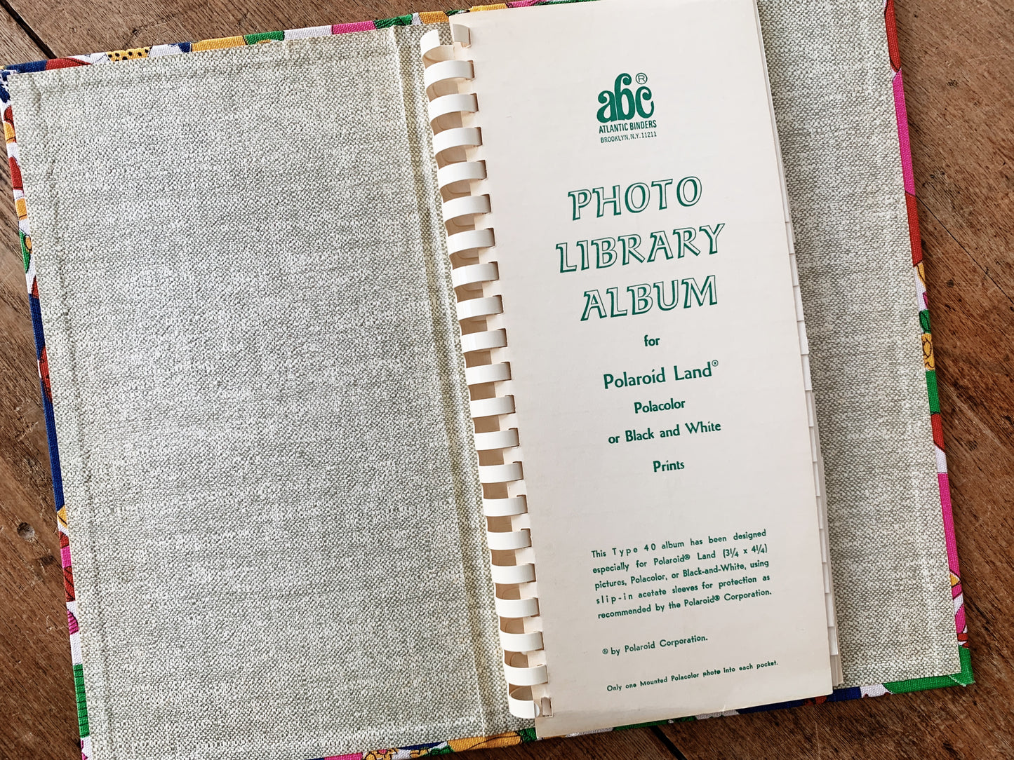 Vintage Mushroom Photo Album