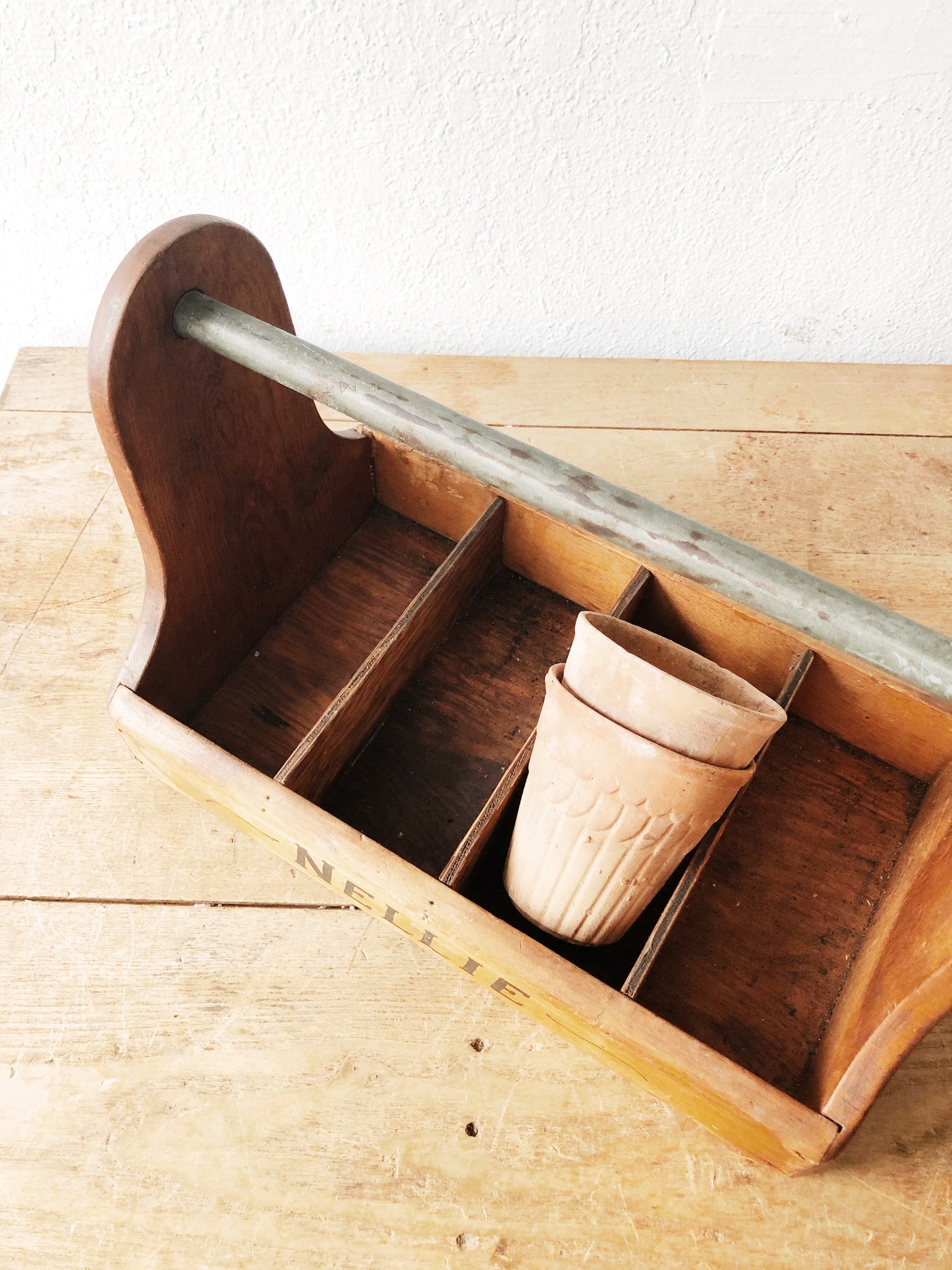 Vintage Wood Caddy