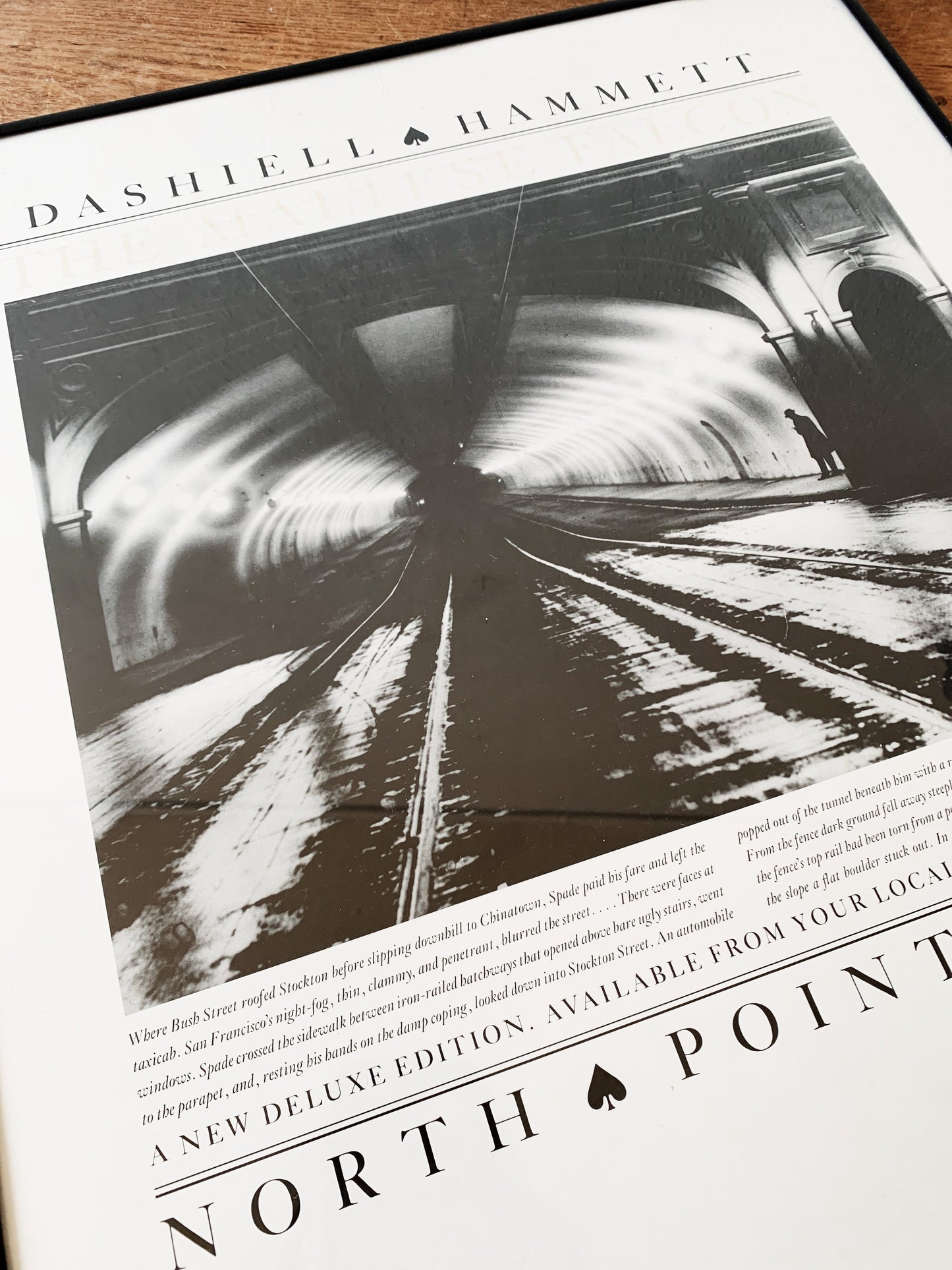 Vintage Framed Maltese Falcon Poster