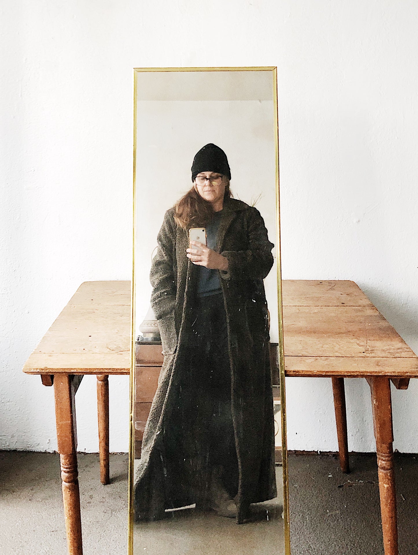 Vintage Teddy Fleece Duster