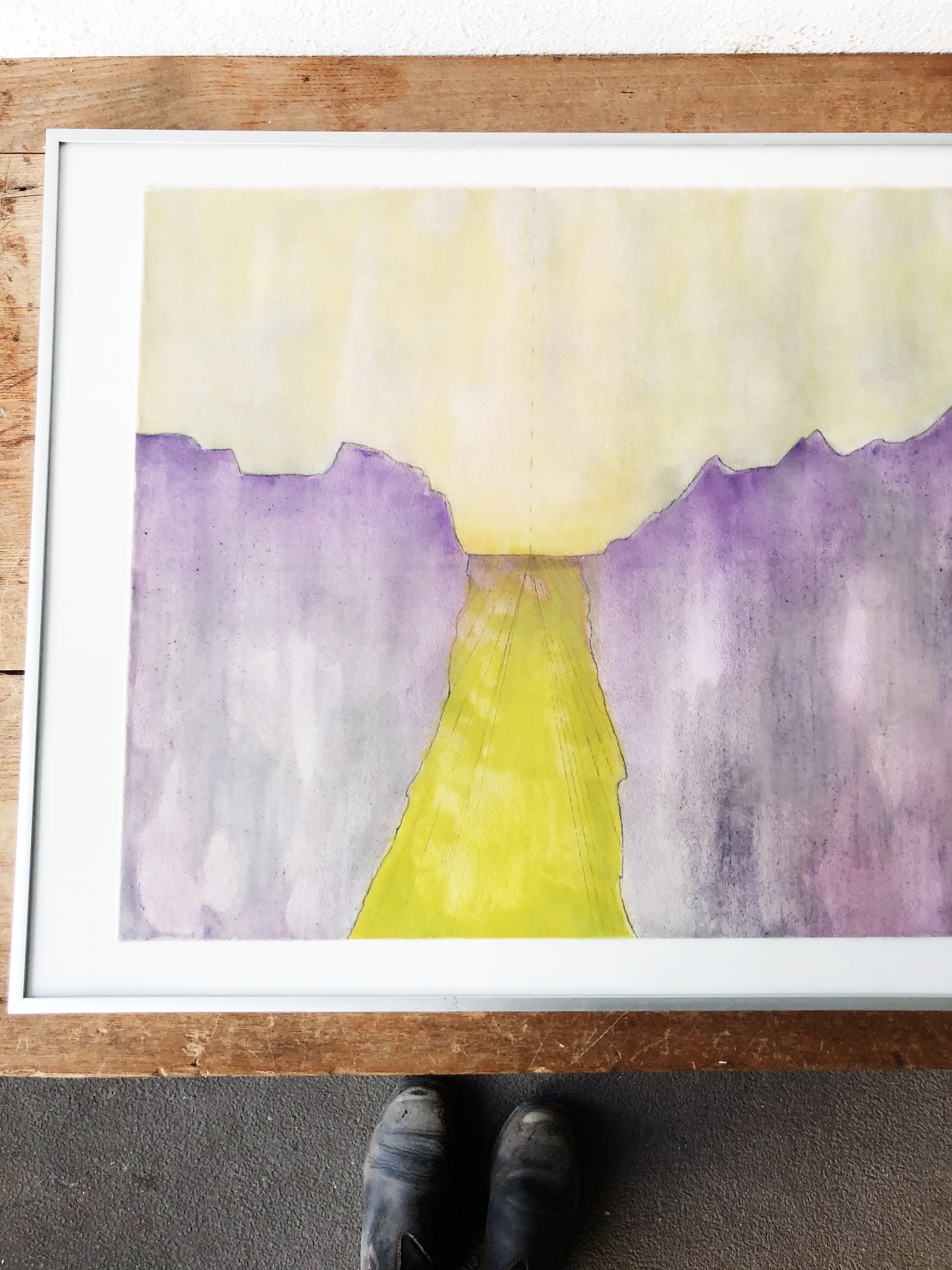 Original Abstract Encaustic Mix Media Artwork