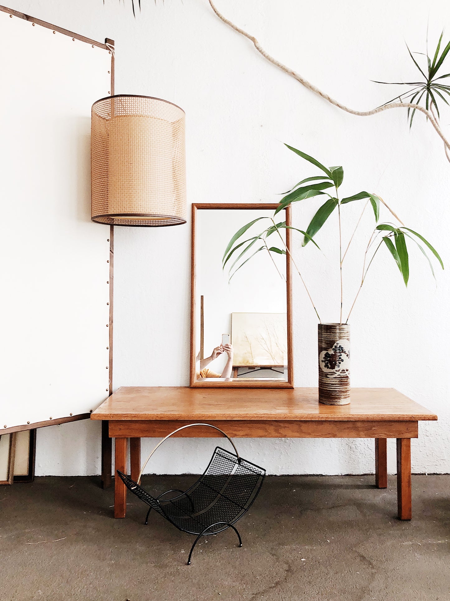 Vintage Oak Bench or Coffee Table