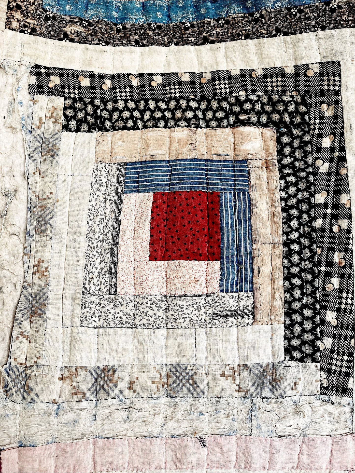 Antique Early 1900s Cotton Quilt