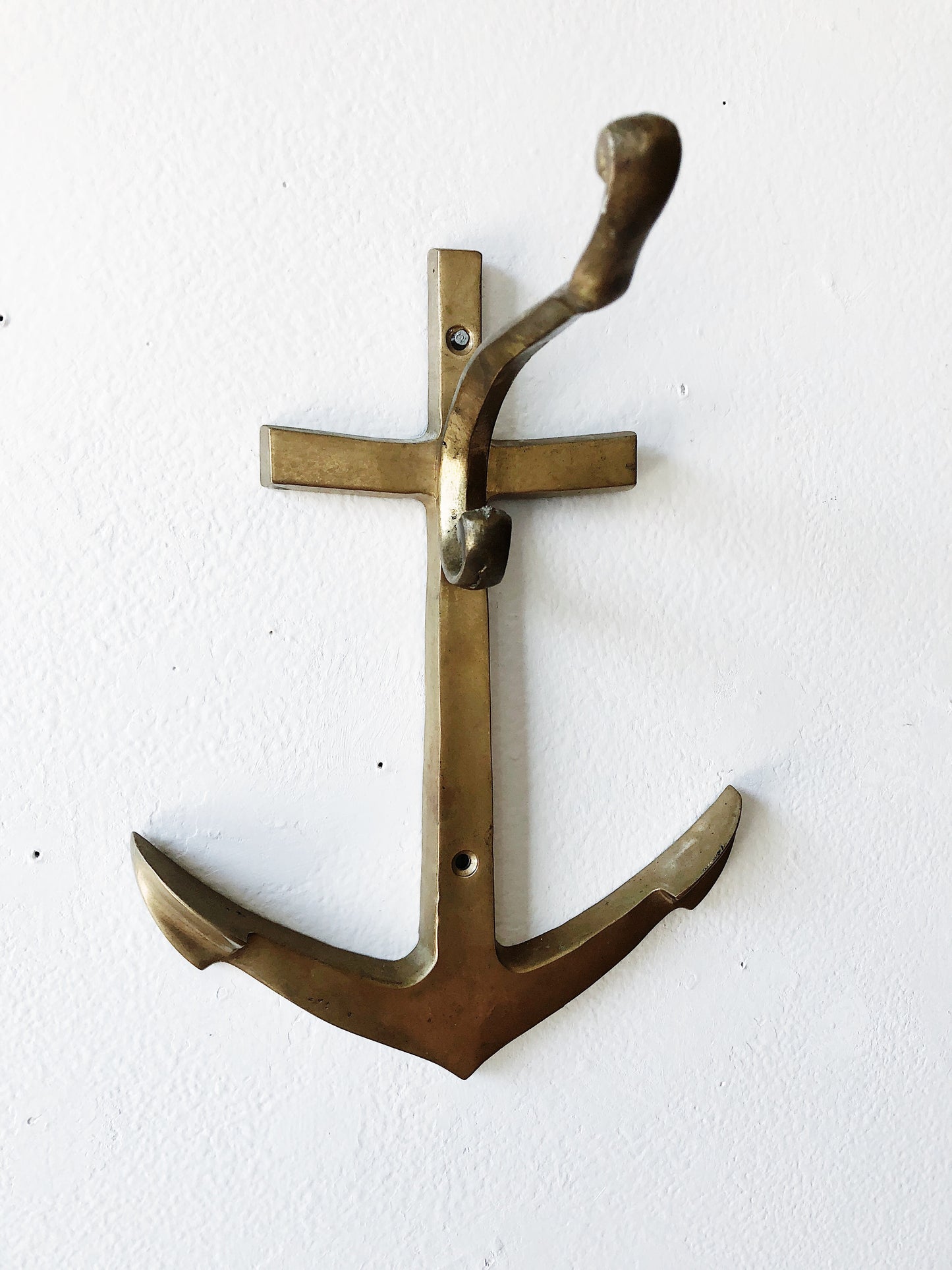Vintage Brass Anchor Hook