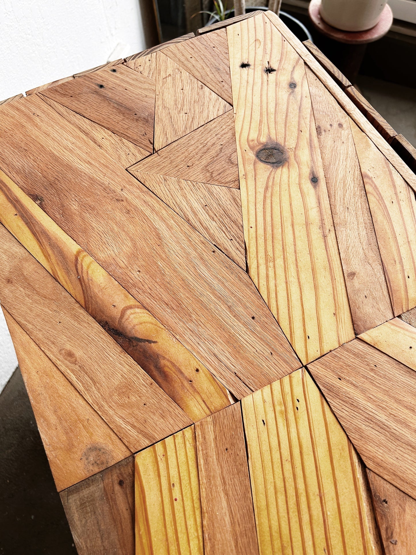 Vintage Hand Crafted Wood Console/Bar