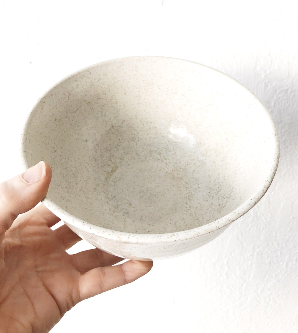 Handmade Speckled Fruit Bowl