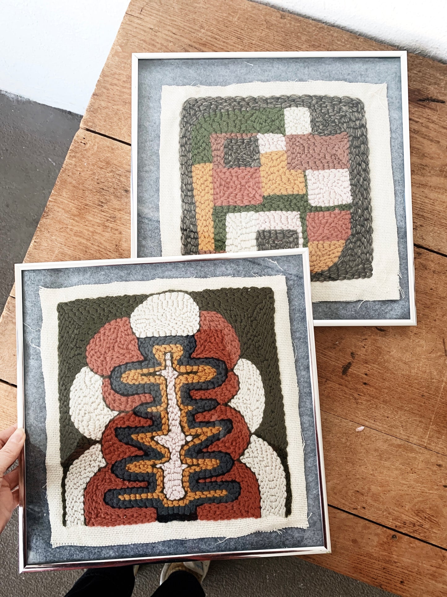 Original Framed Fiber Art