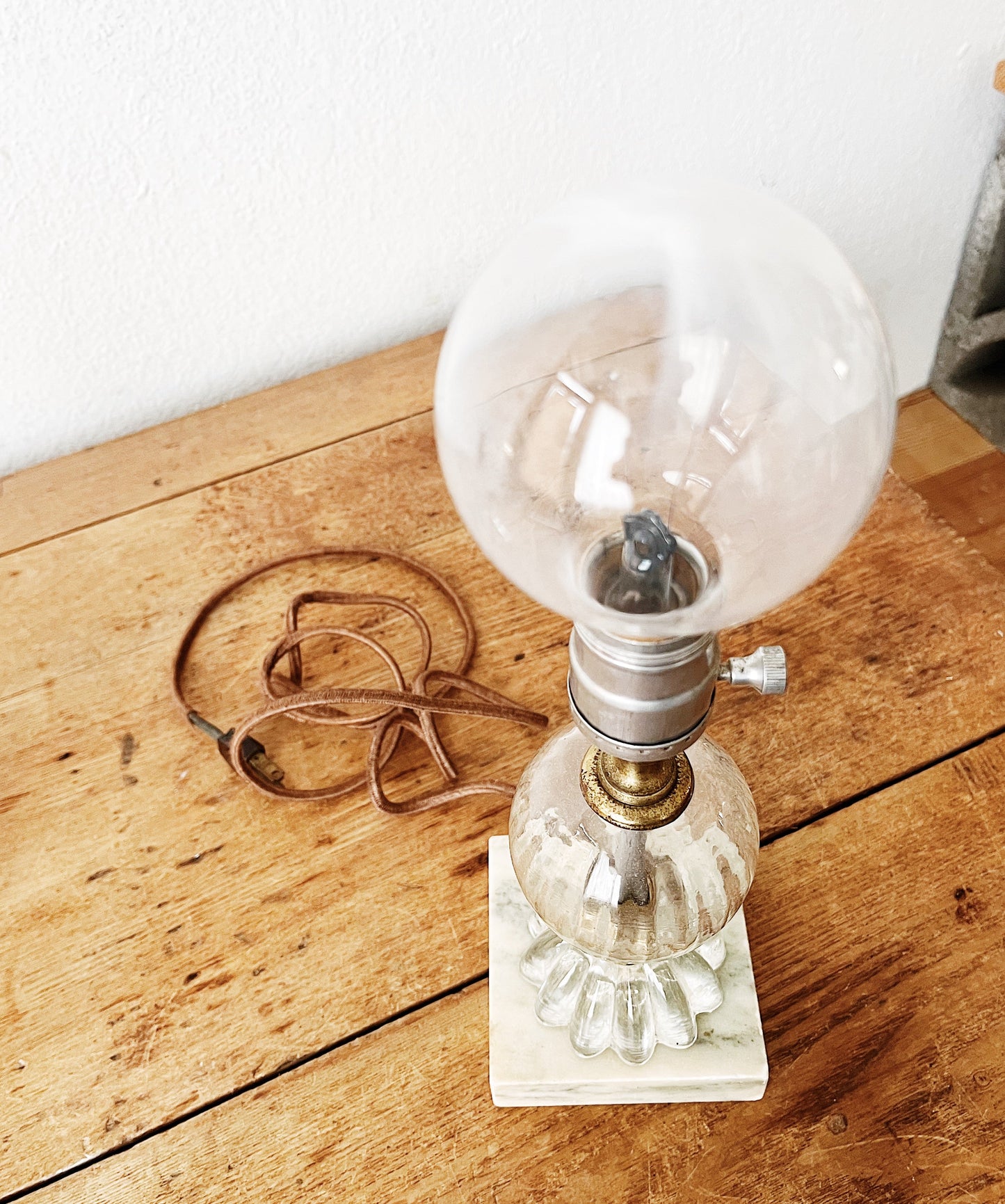 Antique Glass Lamp