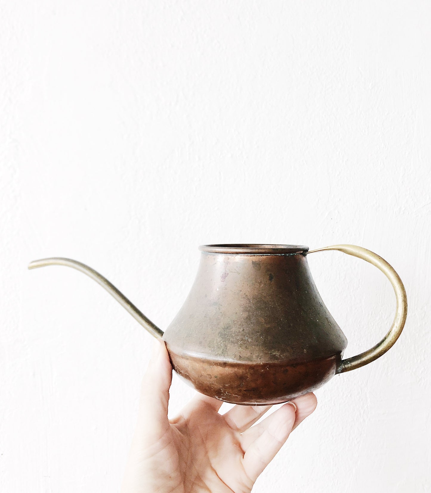 Vintage Brass and Copper Watering Can