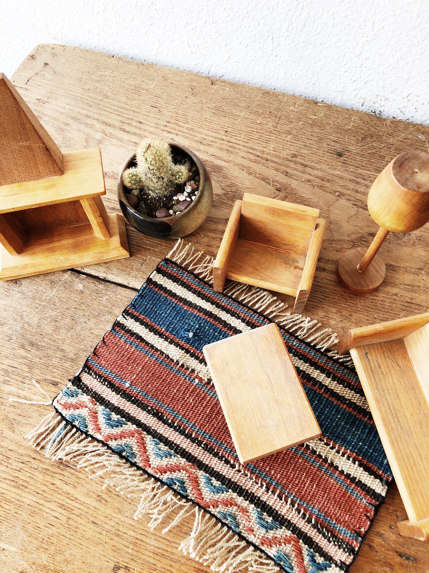 Vintage Handmade Dollhouse Furniture