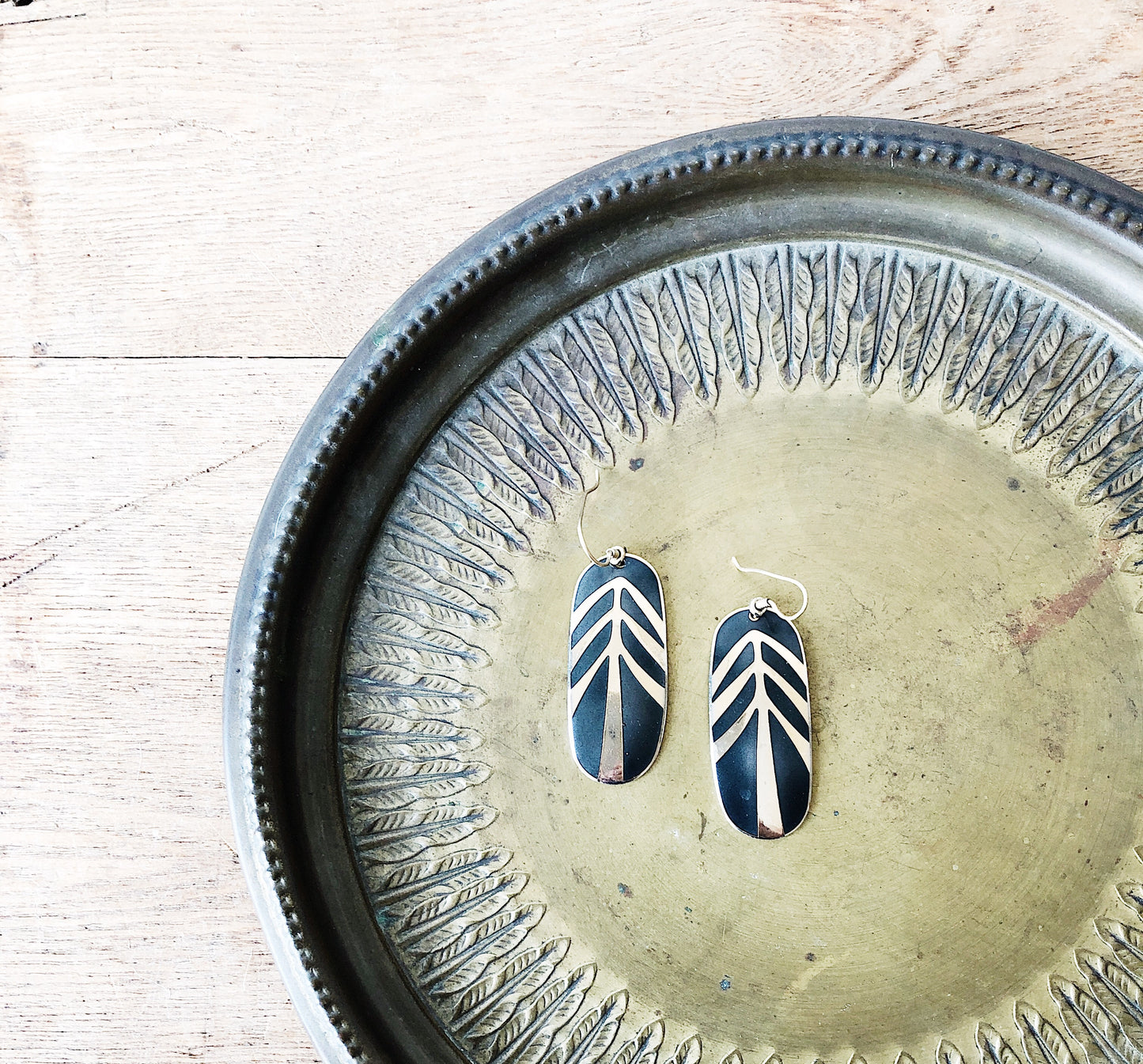 Small Vintage Brass Tray