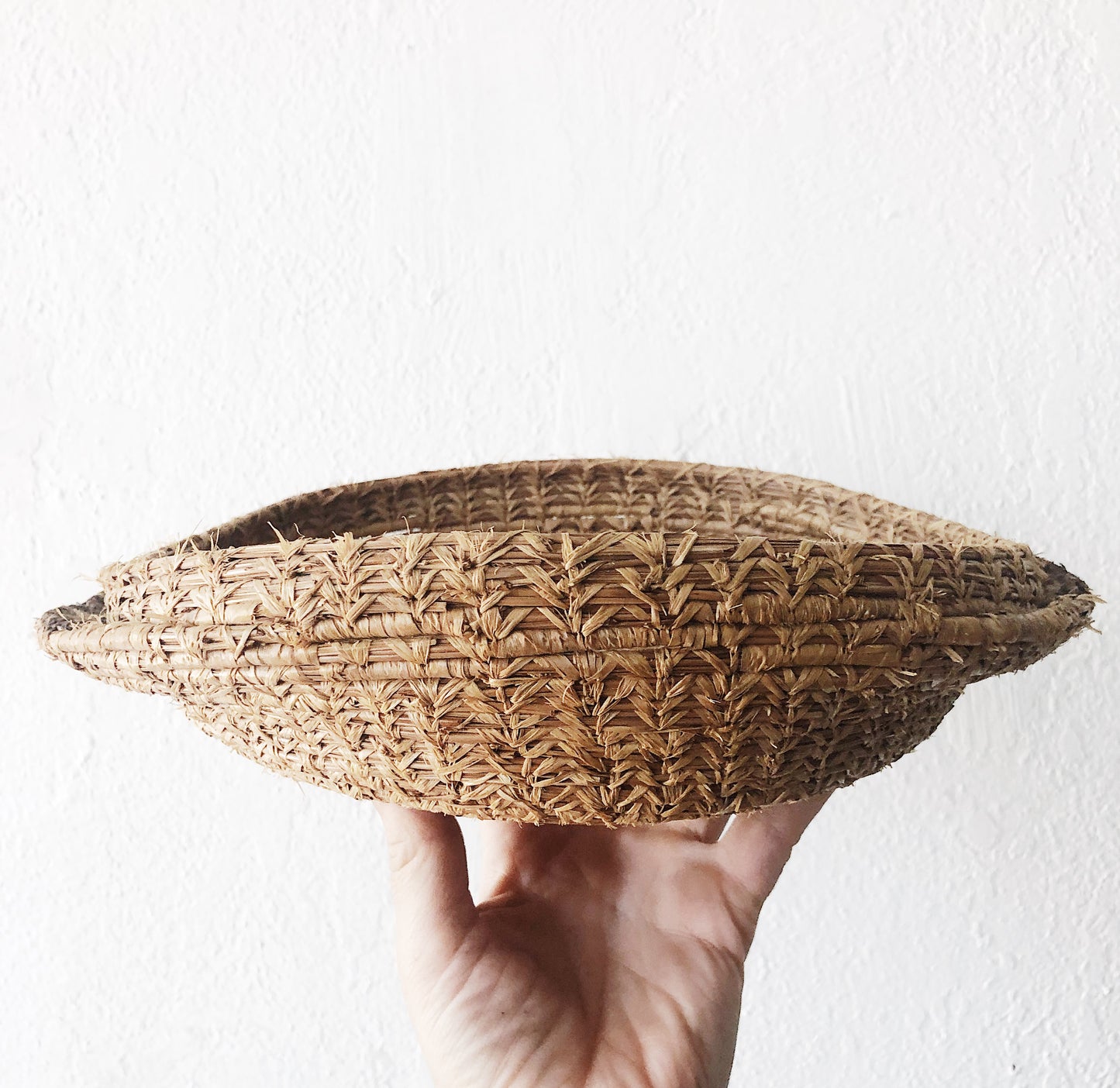 Antique Pine Needle Basket