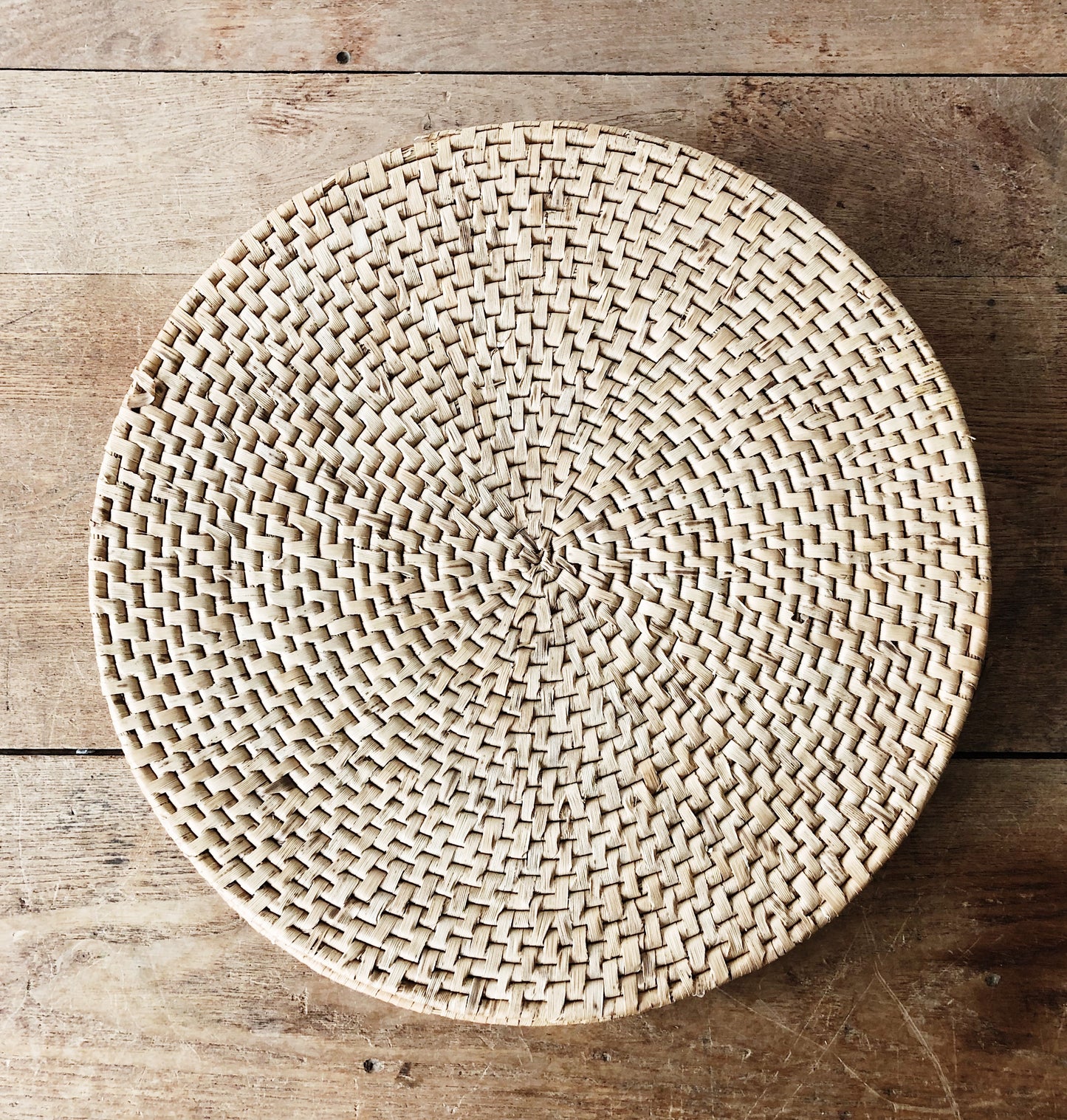 Set of Round Seagrass Mats