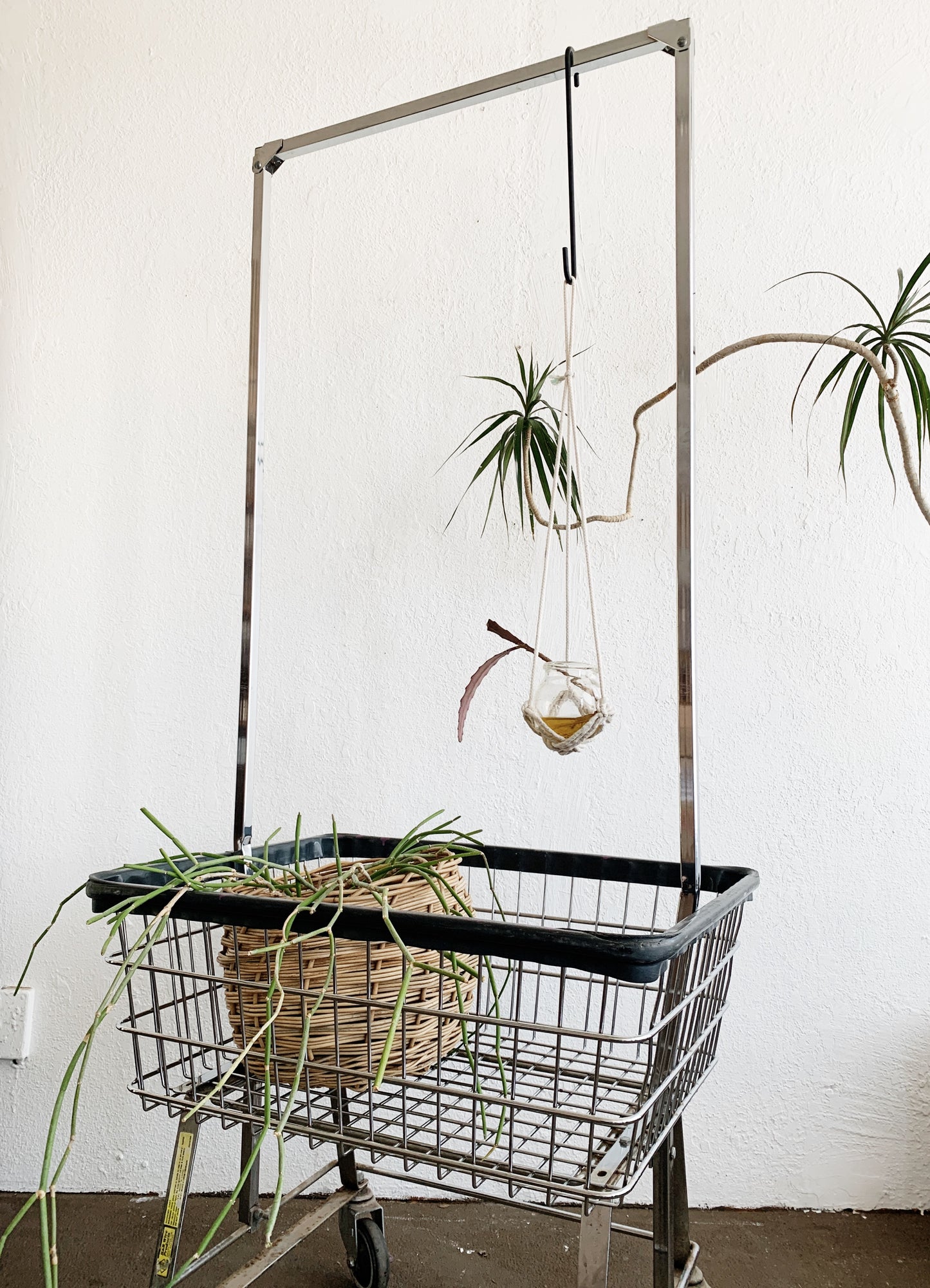 Vintage Laundromat Cart