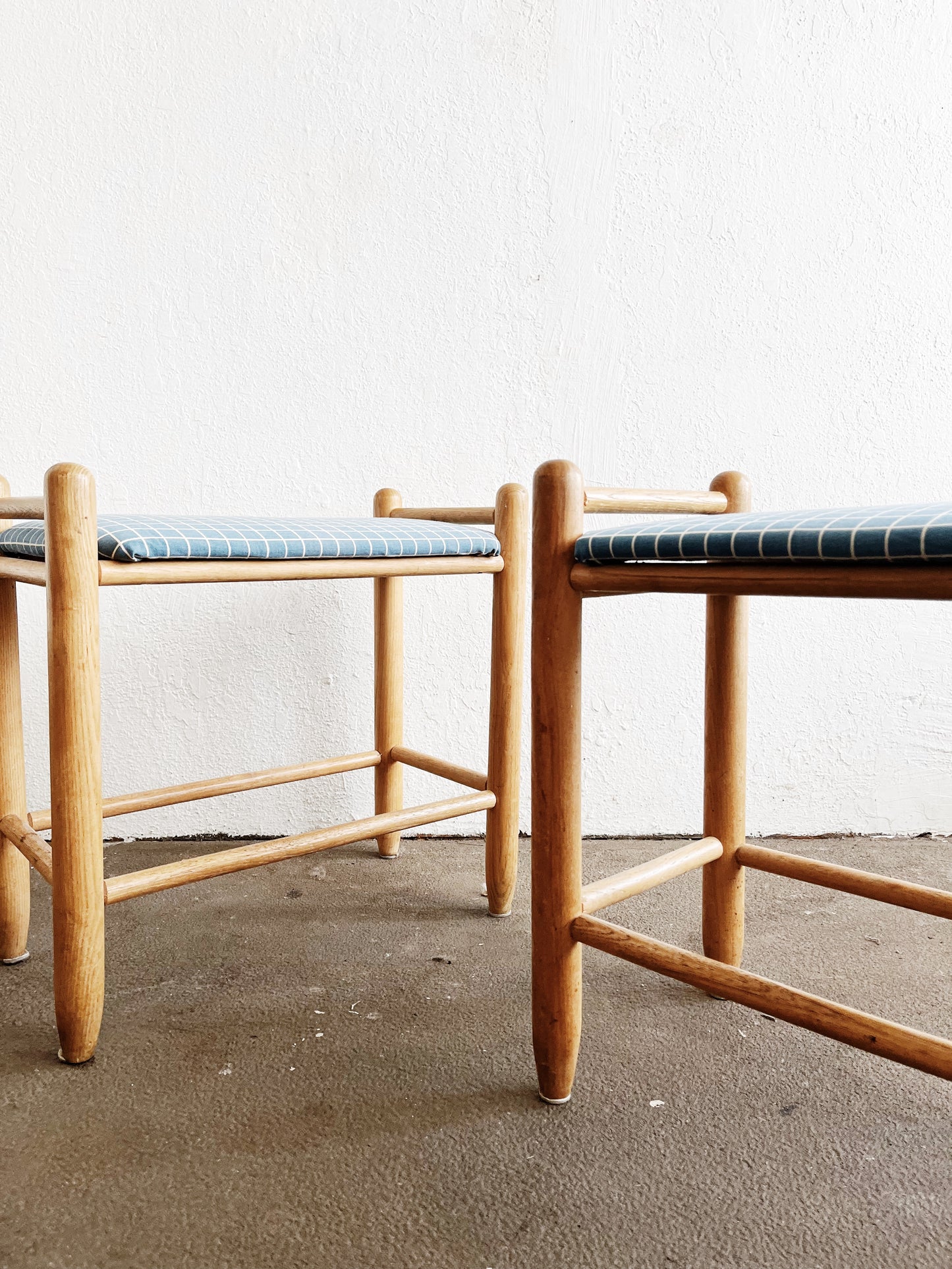 Vintage Upholstered Bench