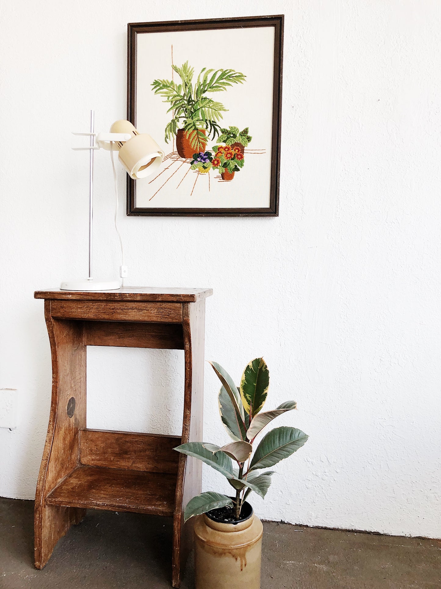 Vintage Houseplant Embroidery