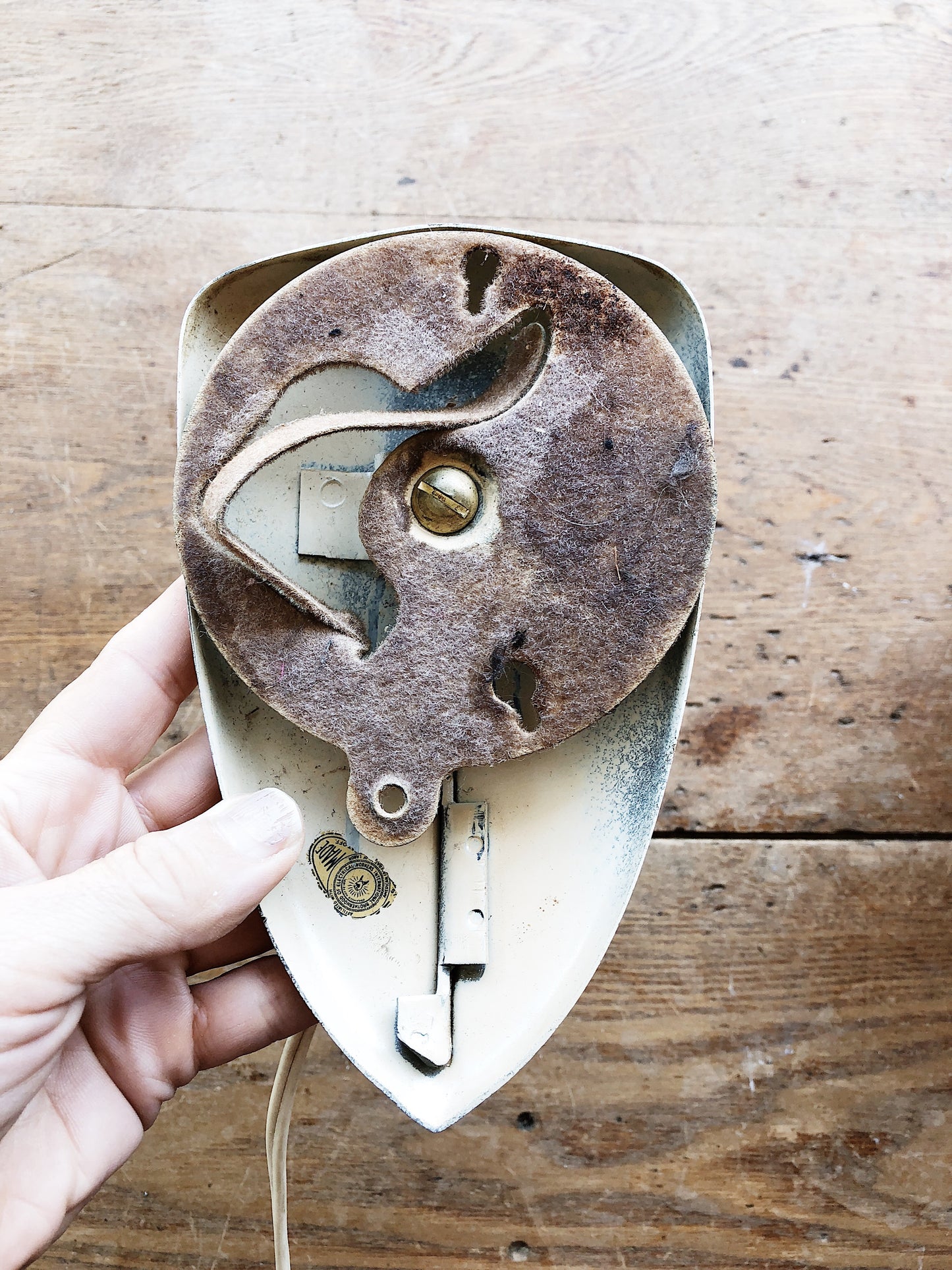 Vintage Enamel Convertible Sconce