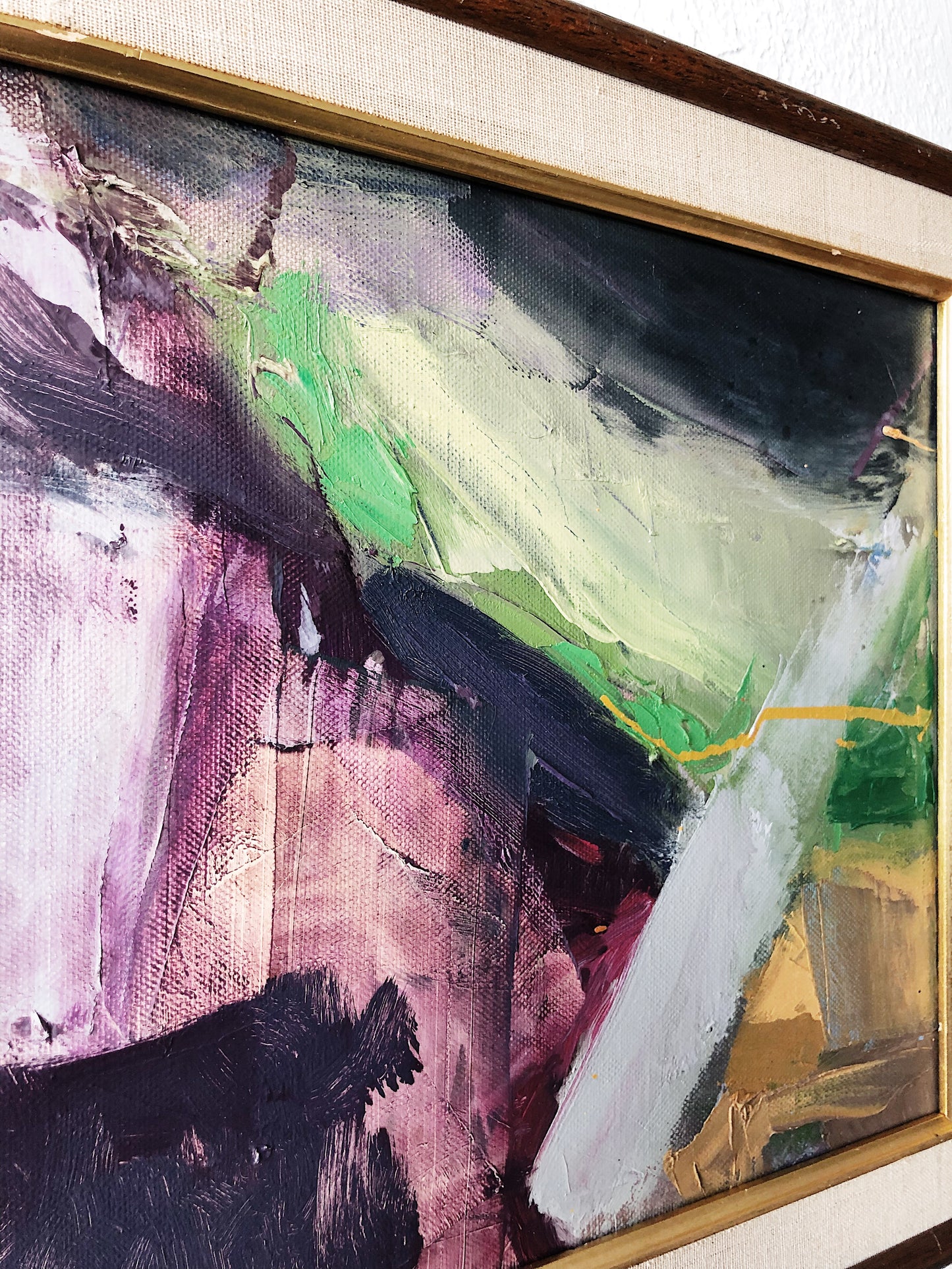 Vintage Abstract Oil Painting