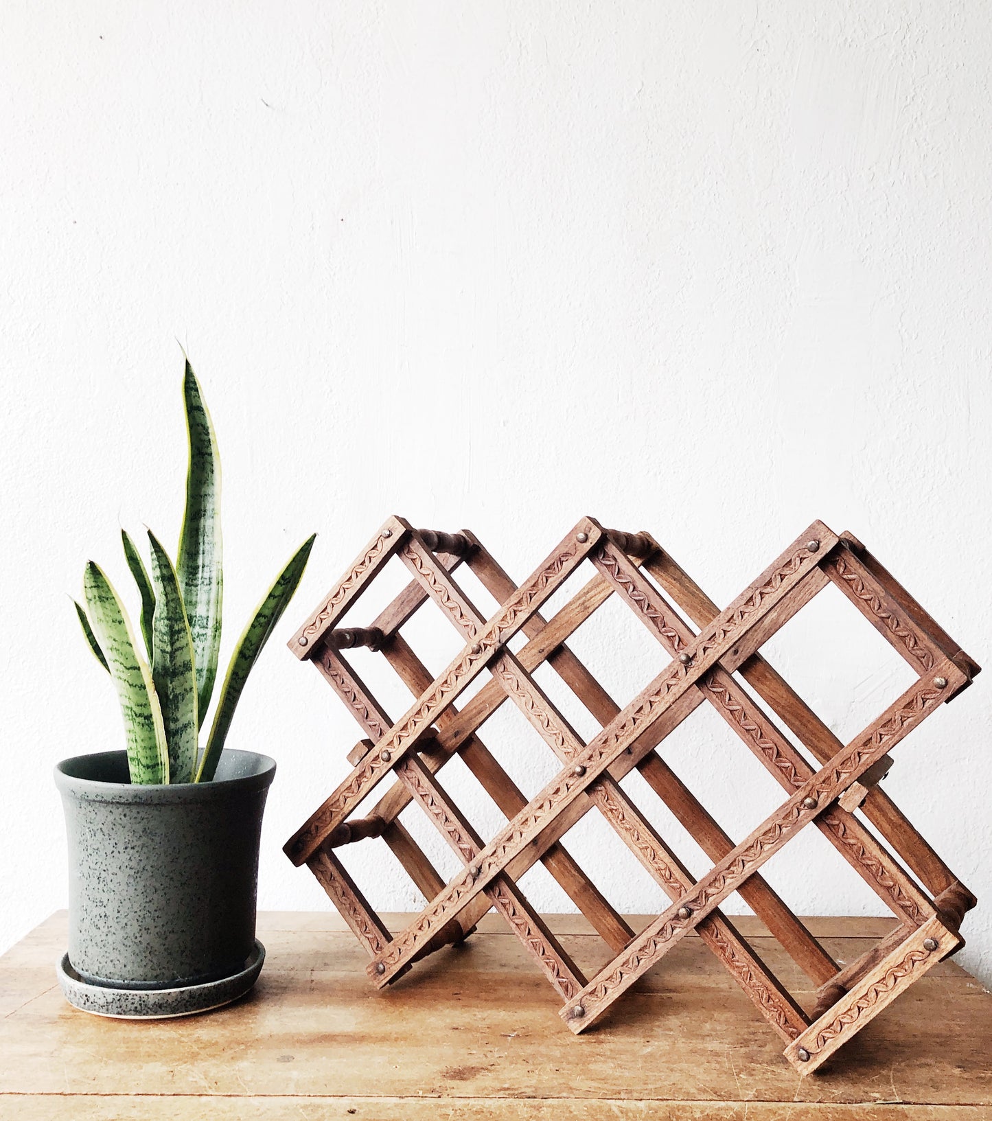 Vintage Expanding Wine Rack