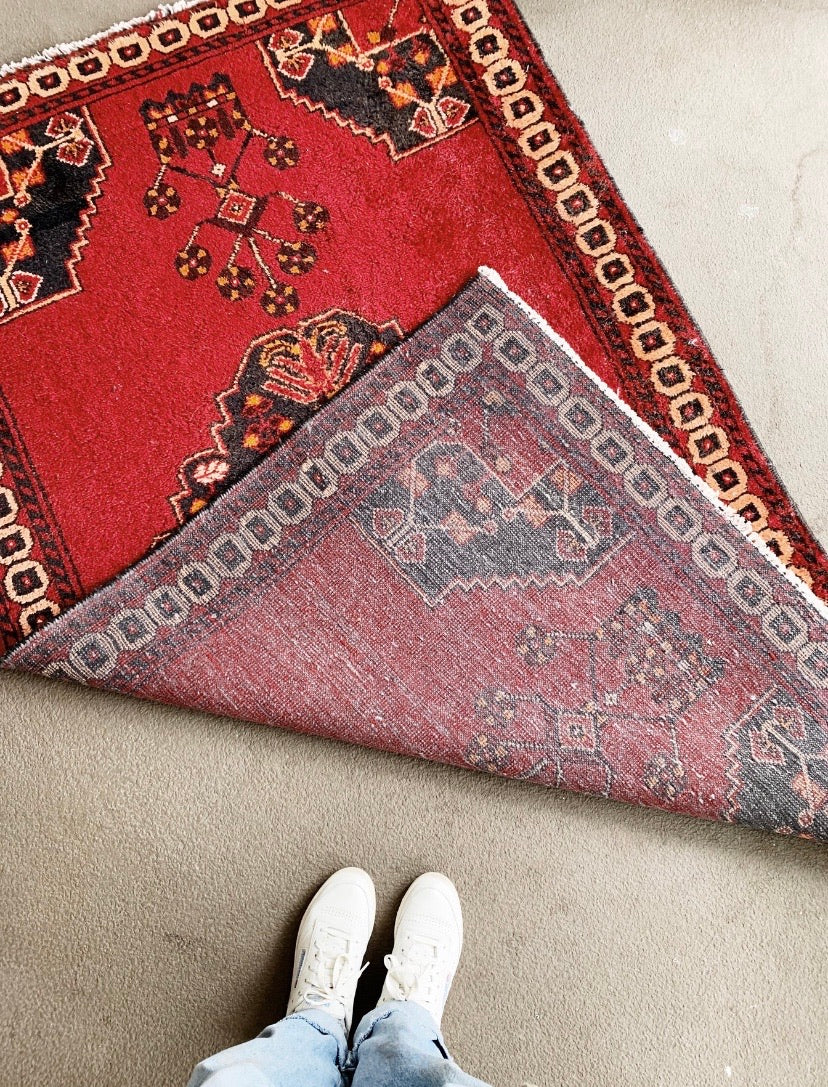 Vintage Plush Persian Wool Rug