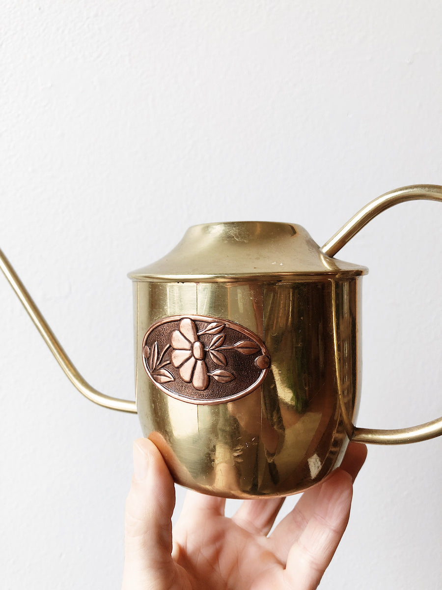 Vintage Brass Watering Can – Maven Collective