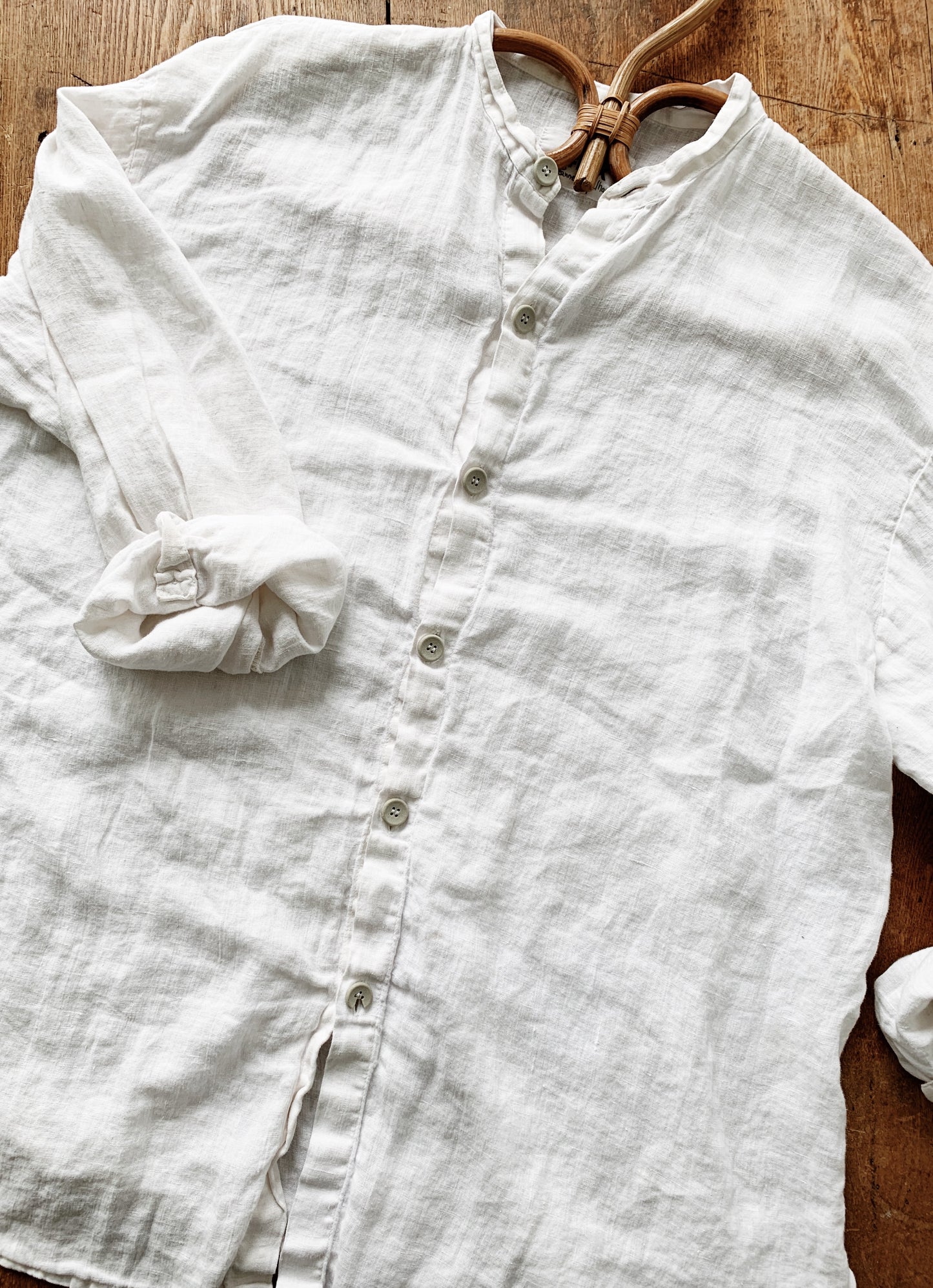 FLAX Linen Button Up