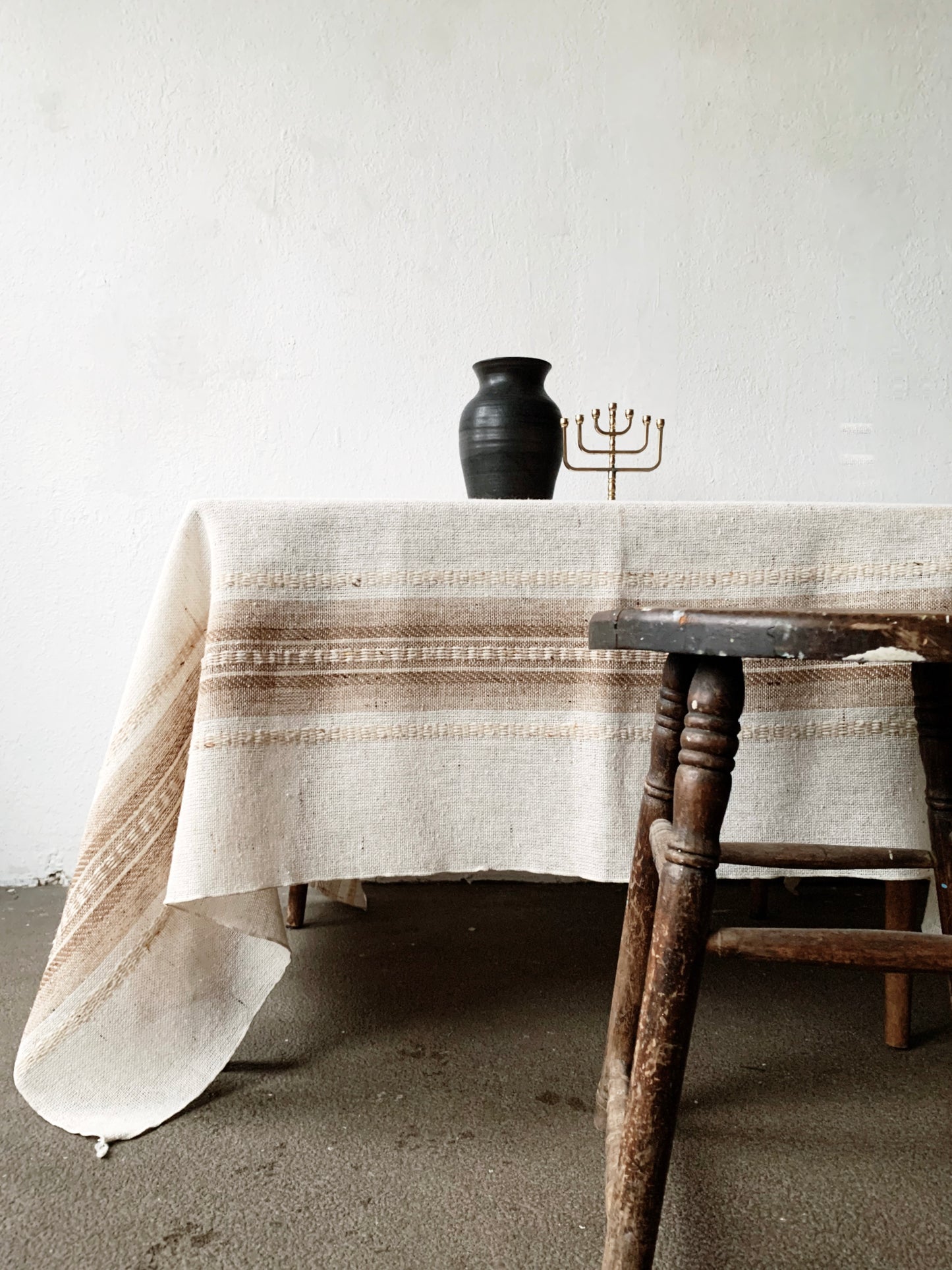 Vintage Woven Tablecloth