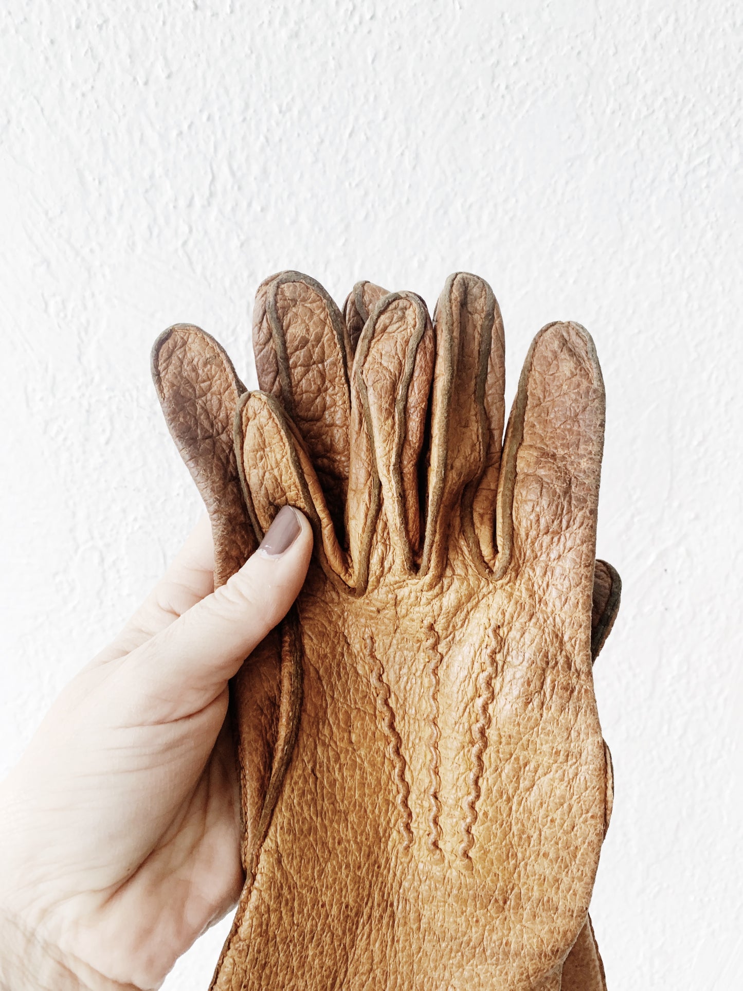 Vintage Leather Gloves