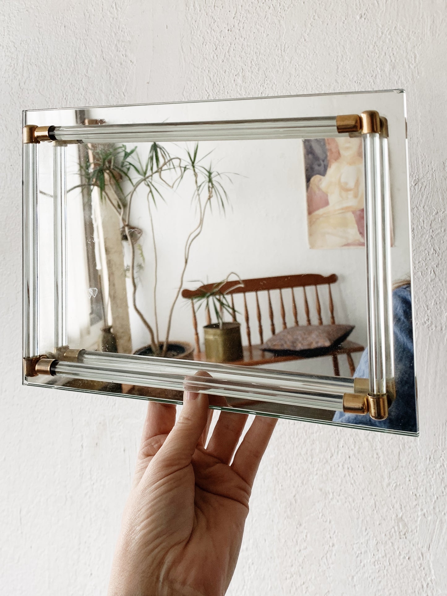Mirrored Vanity Tray