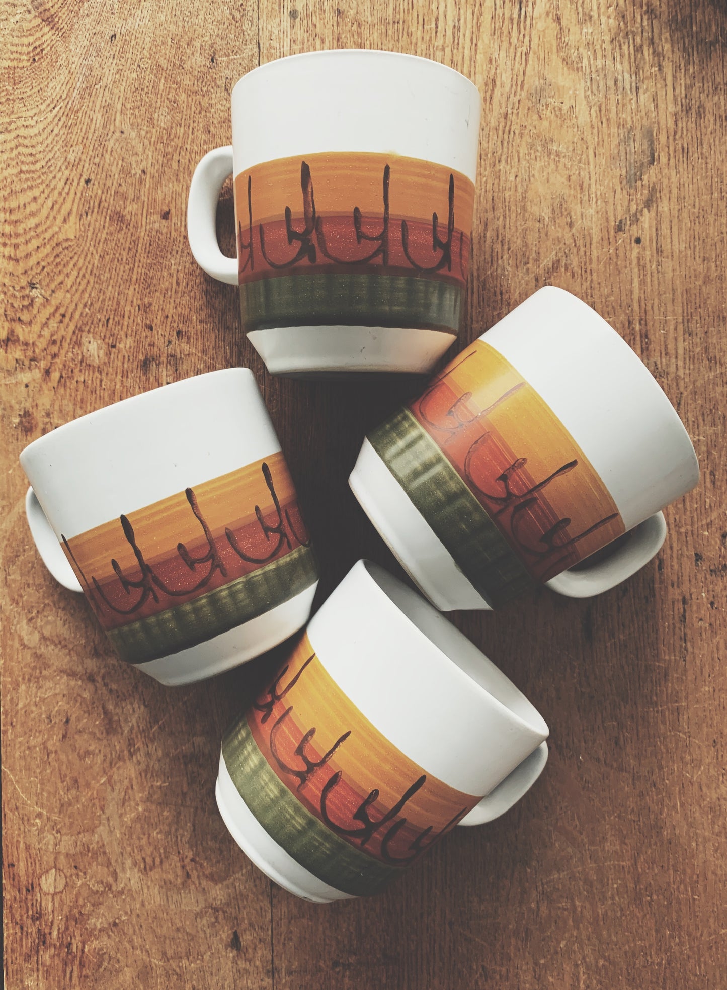 Vintage Galaxy Mugs Japan