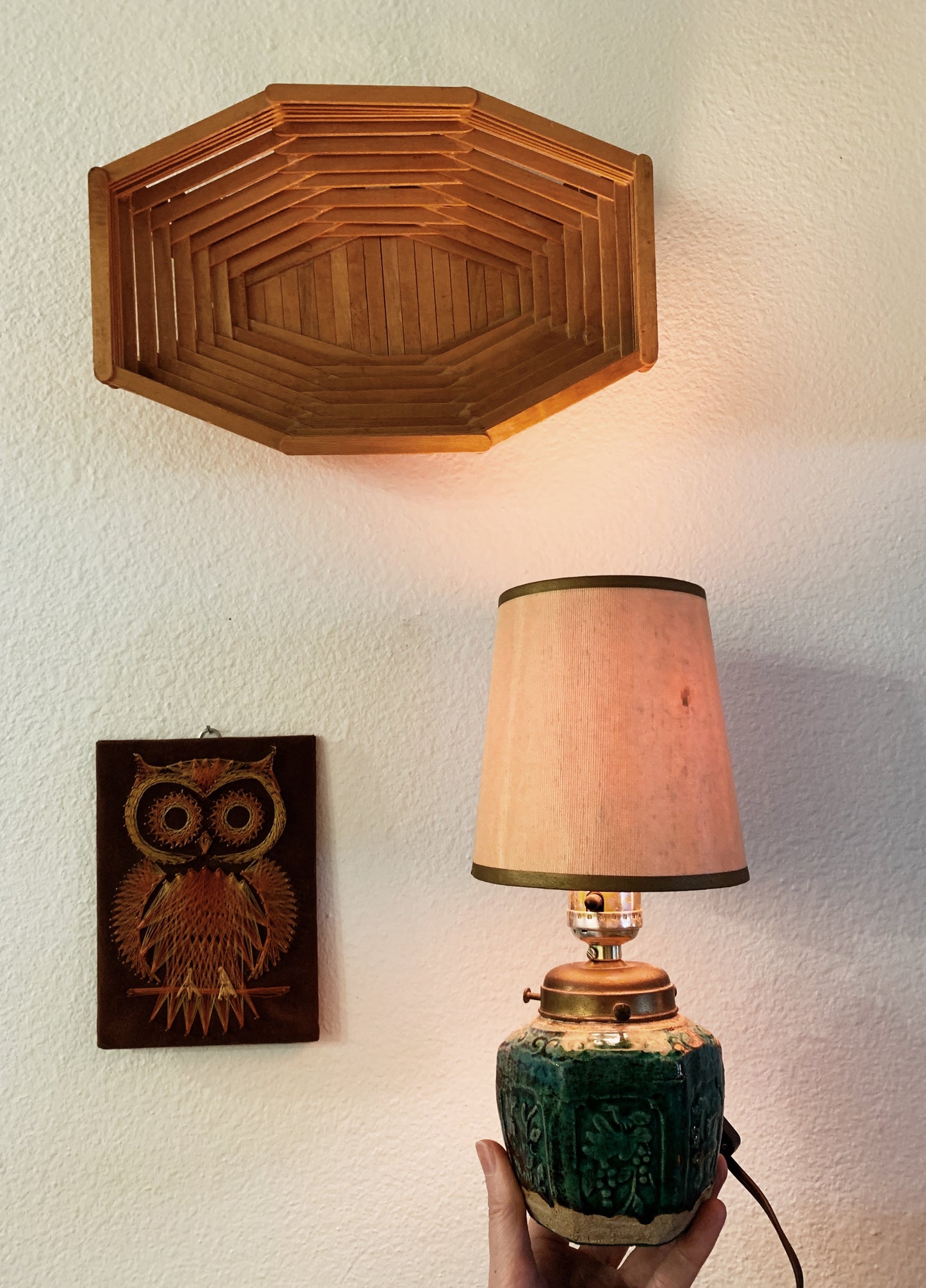 Petite Vintage Pottery Lamp