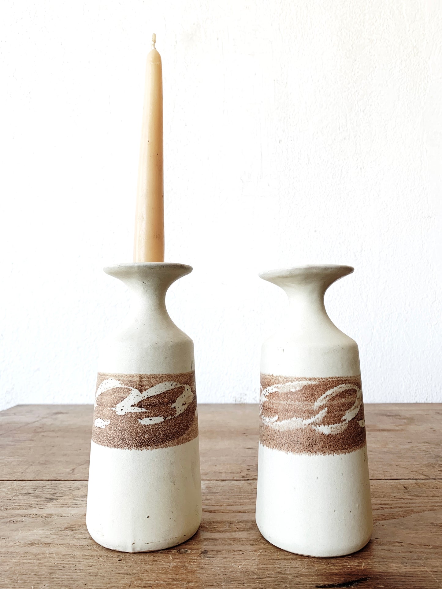 Vintage Pottery Vase or Candle Holder