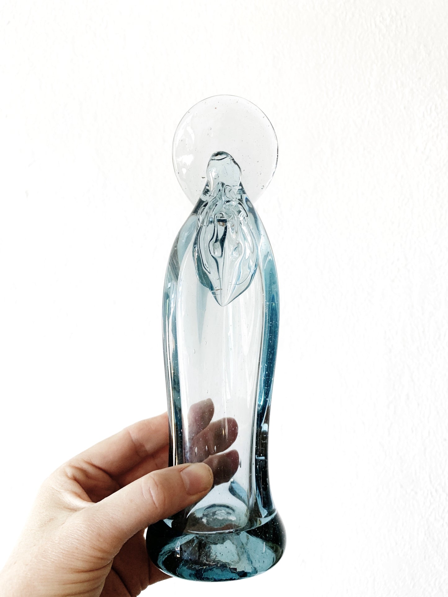 Vintage Blown Glass Madonna