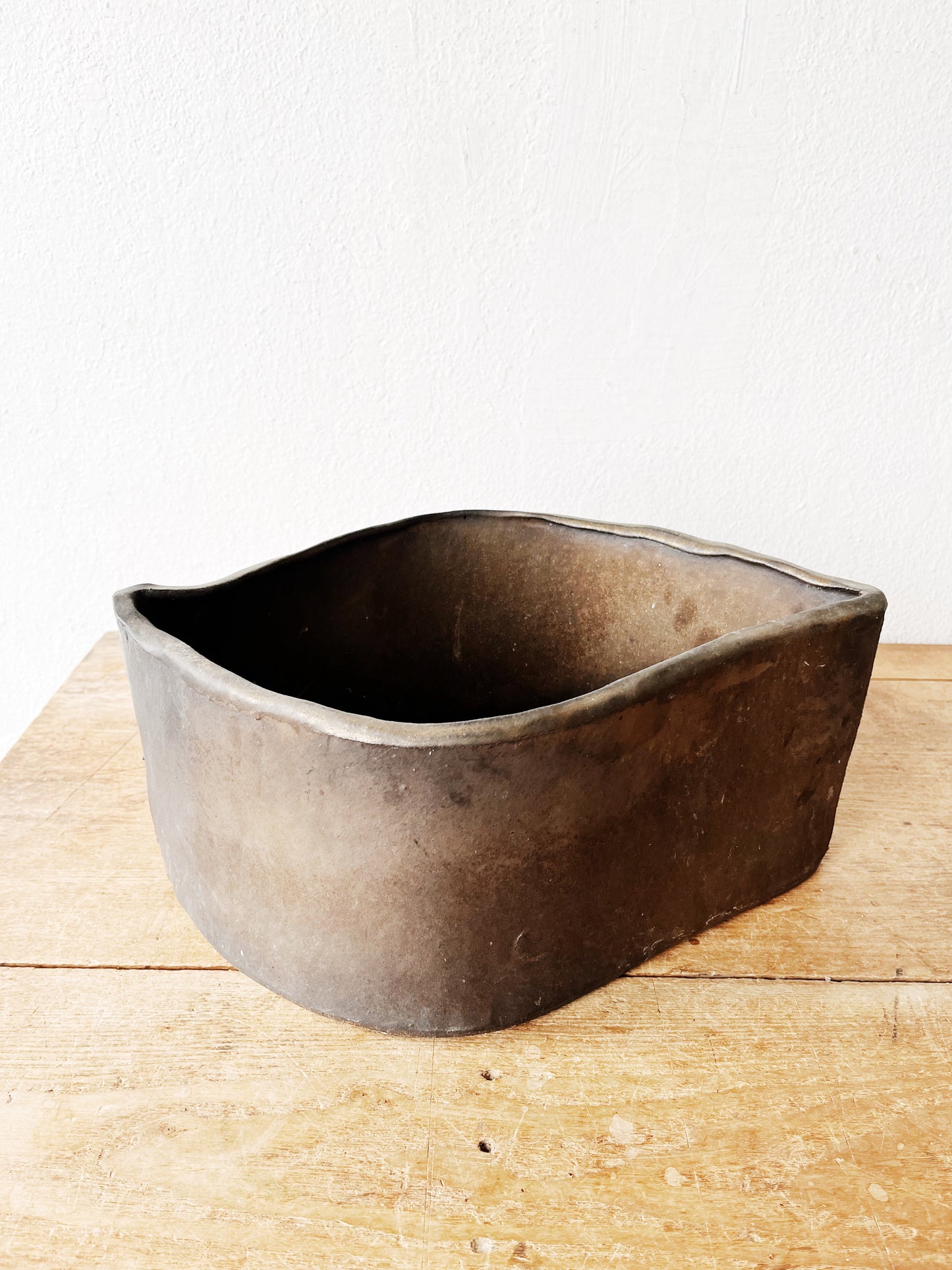 Handmade Raku Planter